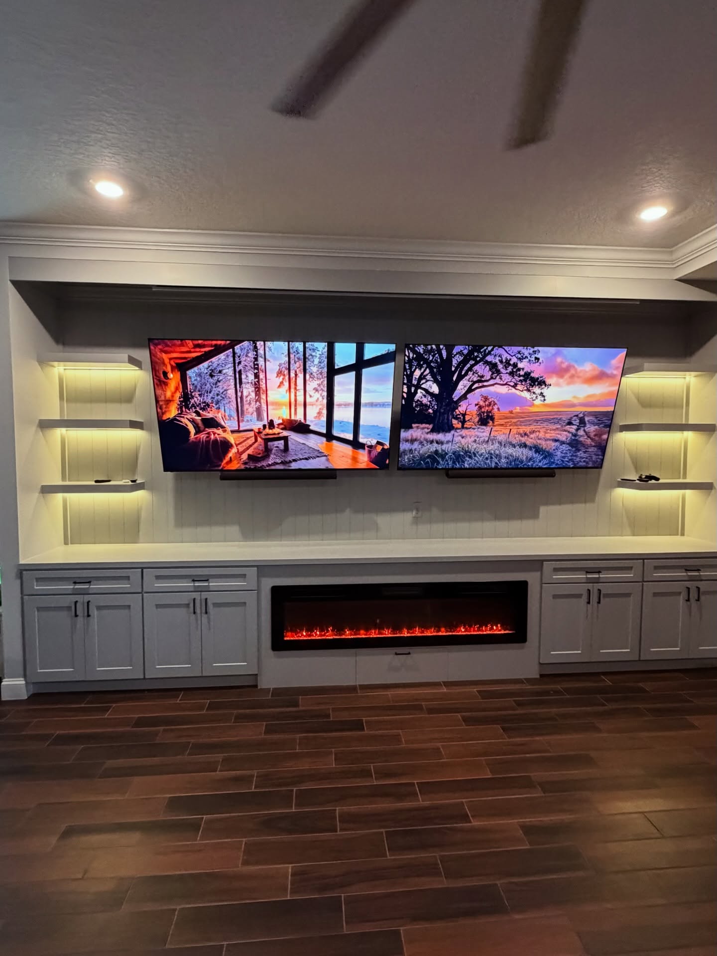 TV Entertainment Centers project by AVP Construction JAX