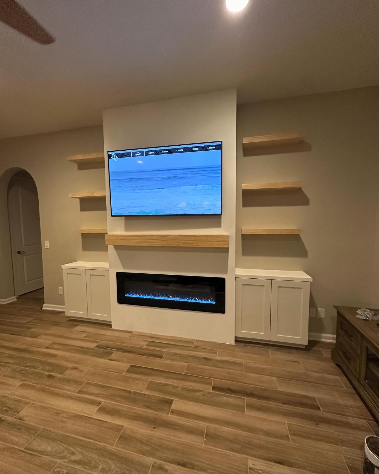 TV Entertainment Centers project by AVP Construction JAX