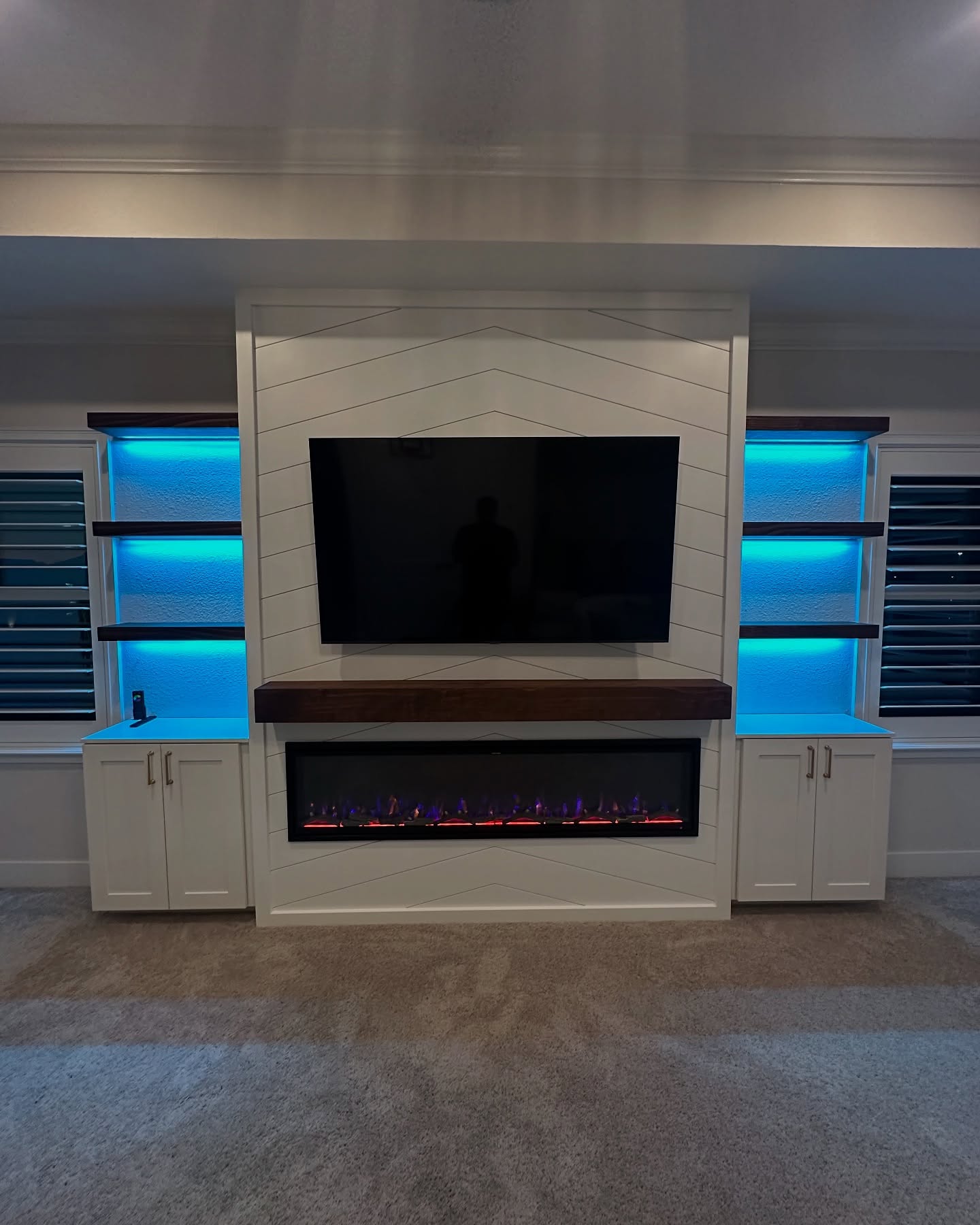 TV Entertainment Centers project by AVP Construction JAX