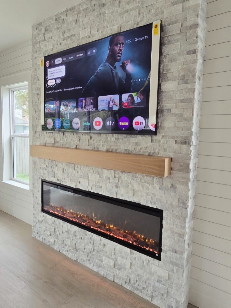 TV Entertainment Centers project by AVP Construction JAX