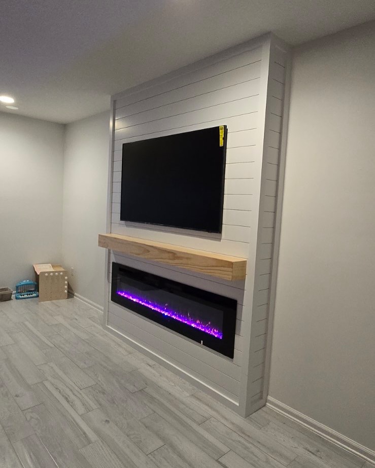 TV Entertainment Centers project by AVP Construction JAX
