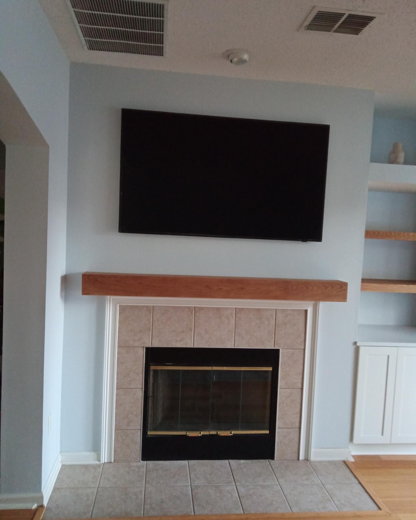 TV Entertainment Centers project by AVP Construction JAX