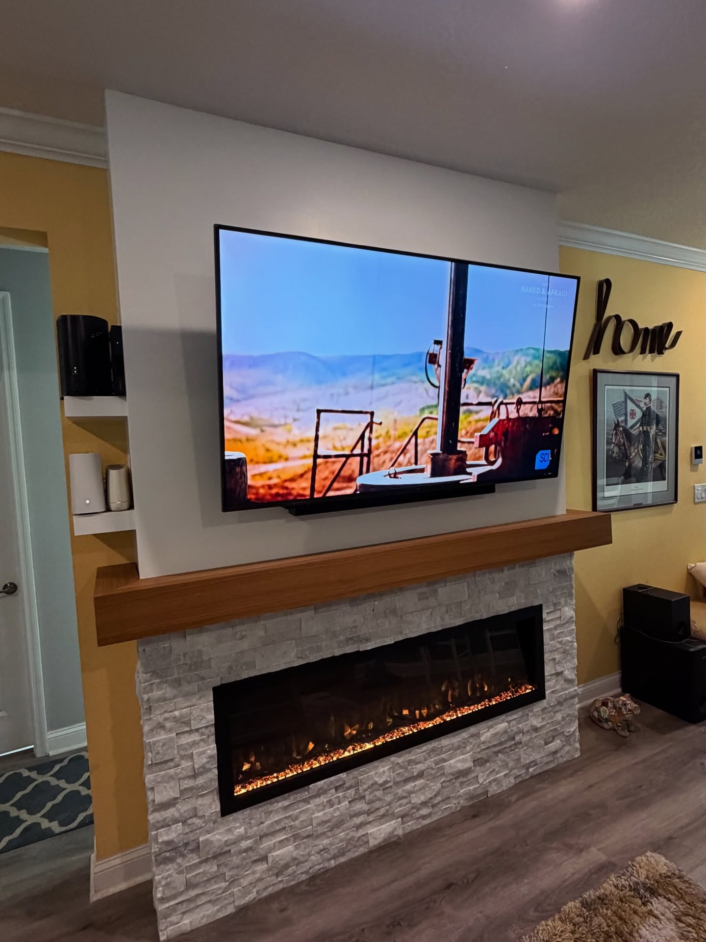 TV Entertainment Centers project by AVP Construction JAX