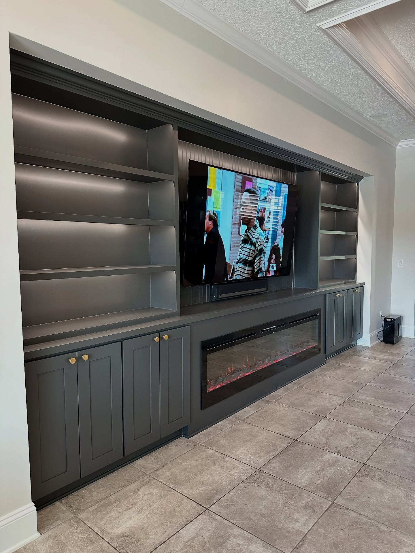 TV Entertainment Centers project by AVP Construction JAX