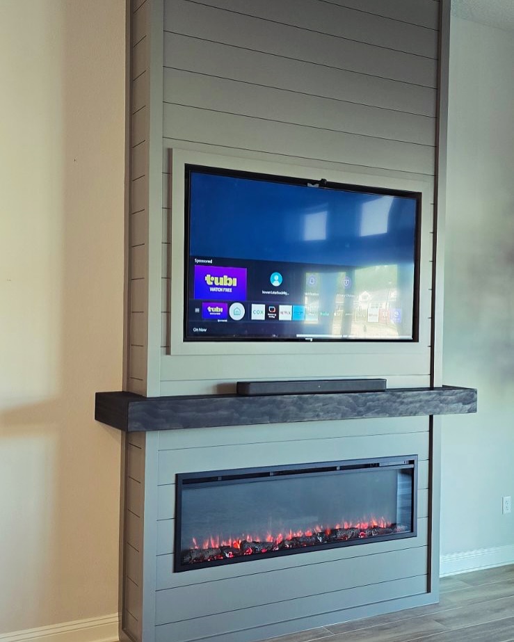 TV Entertainment Centers project by AVP Construction JAX
