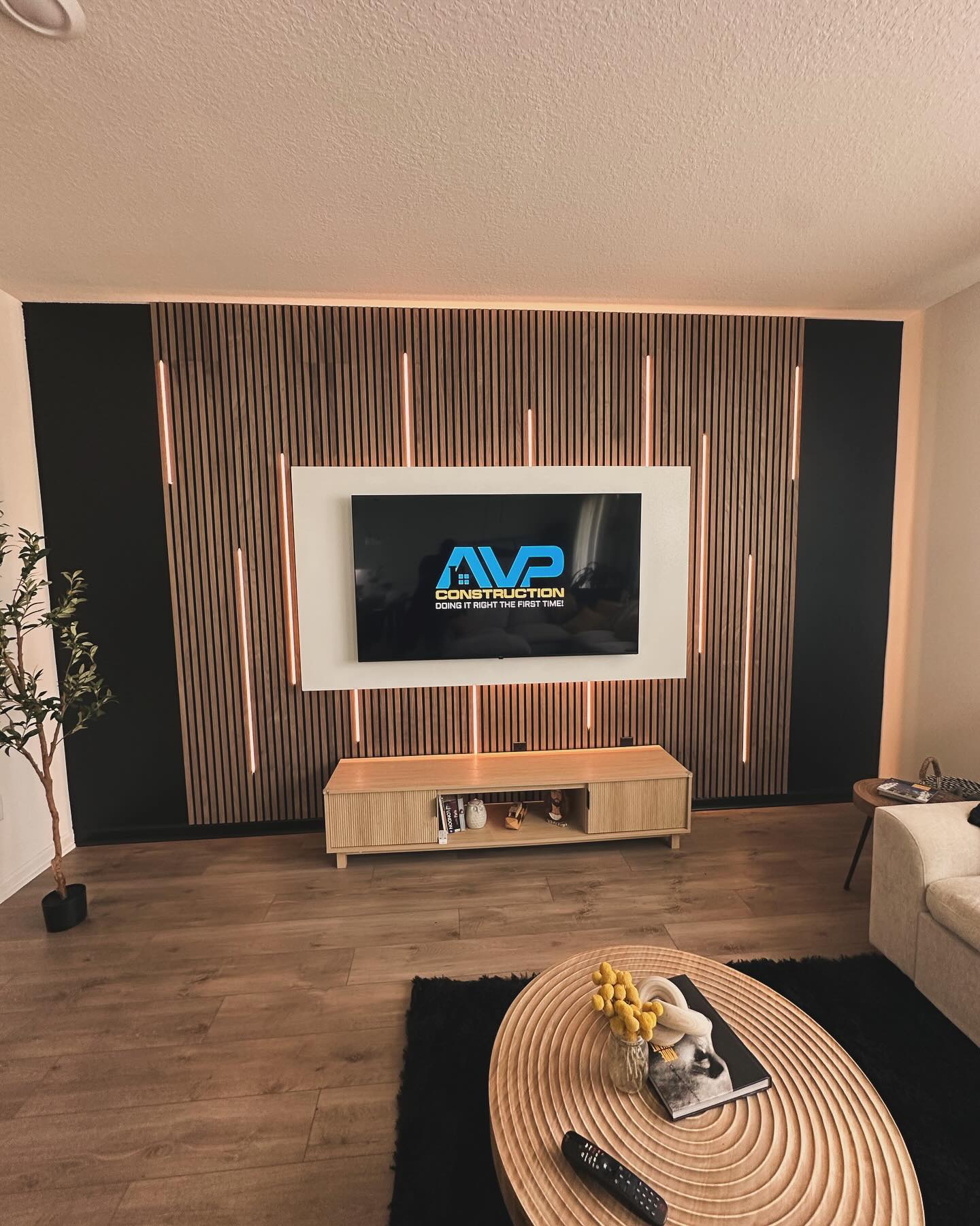TV Entertainment Centers project by AVP Construction JAX