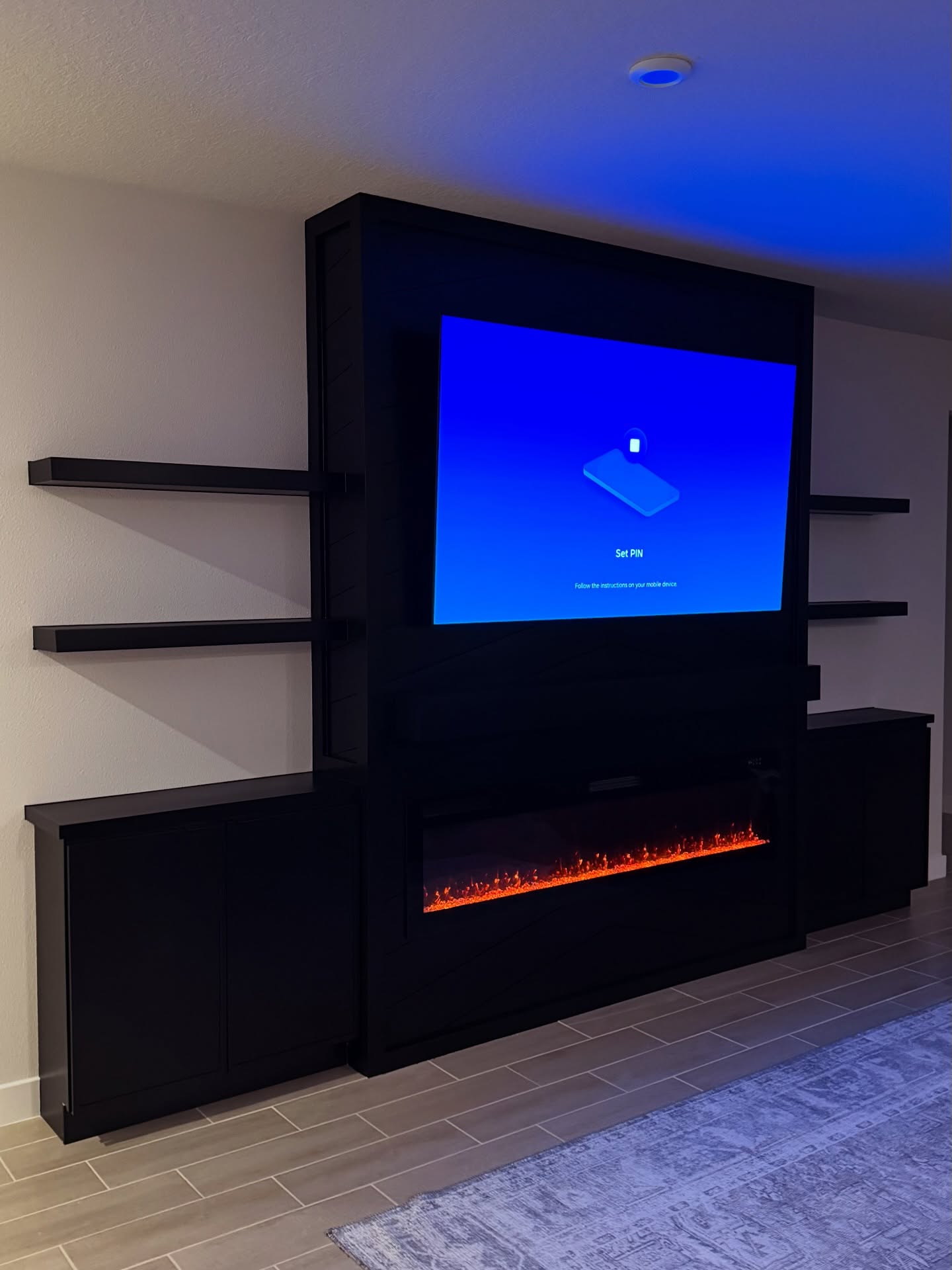 TV Entertainment Centers project by AVP Construction JAX