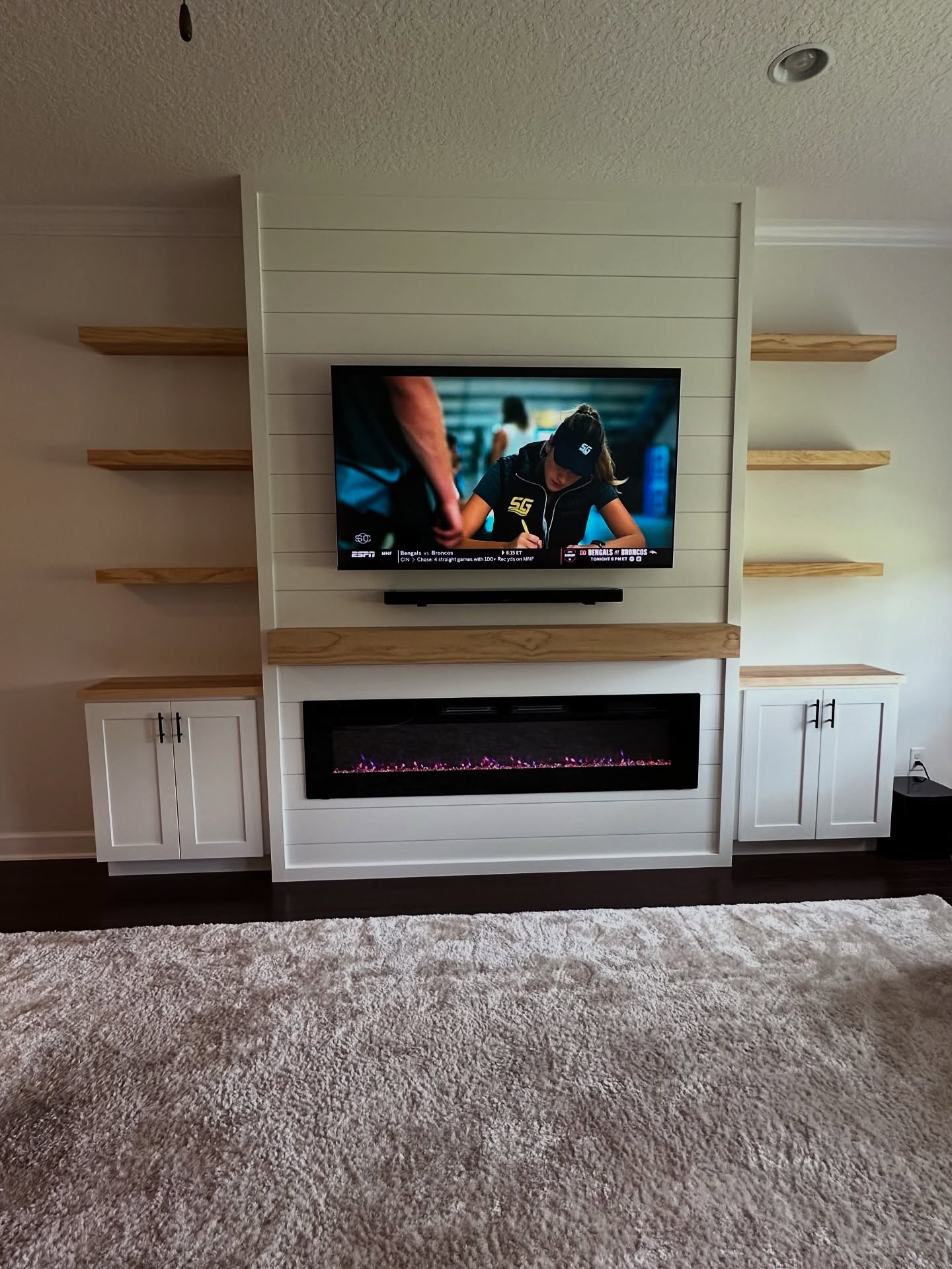 TV Entertainment Centers project by AVP Construction JAX