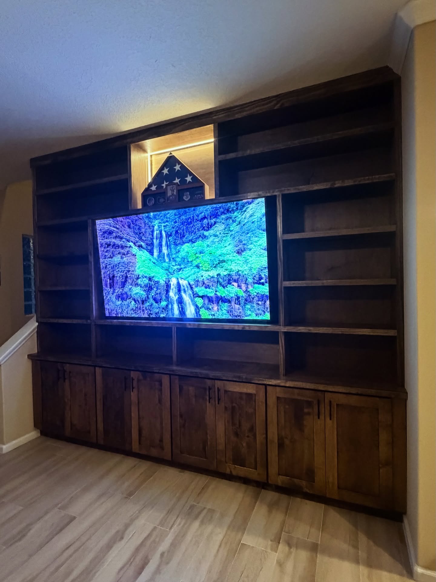 TV Entertainment Centers project by AVP Construction JAX
