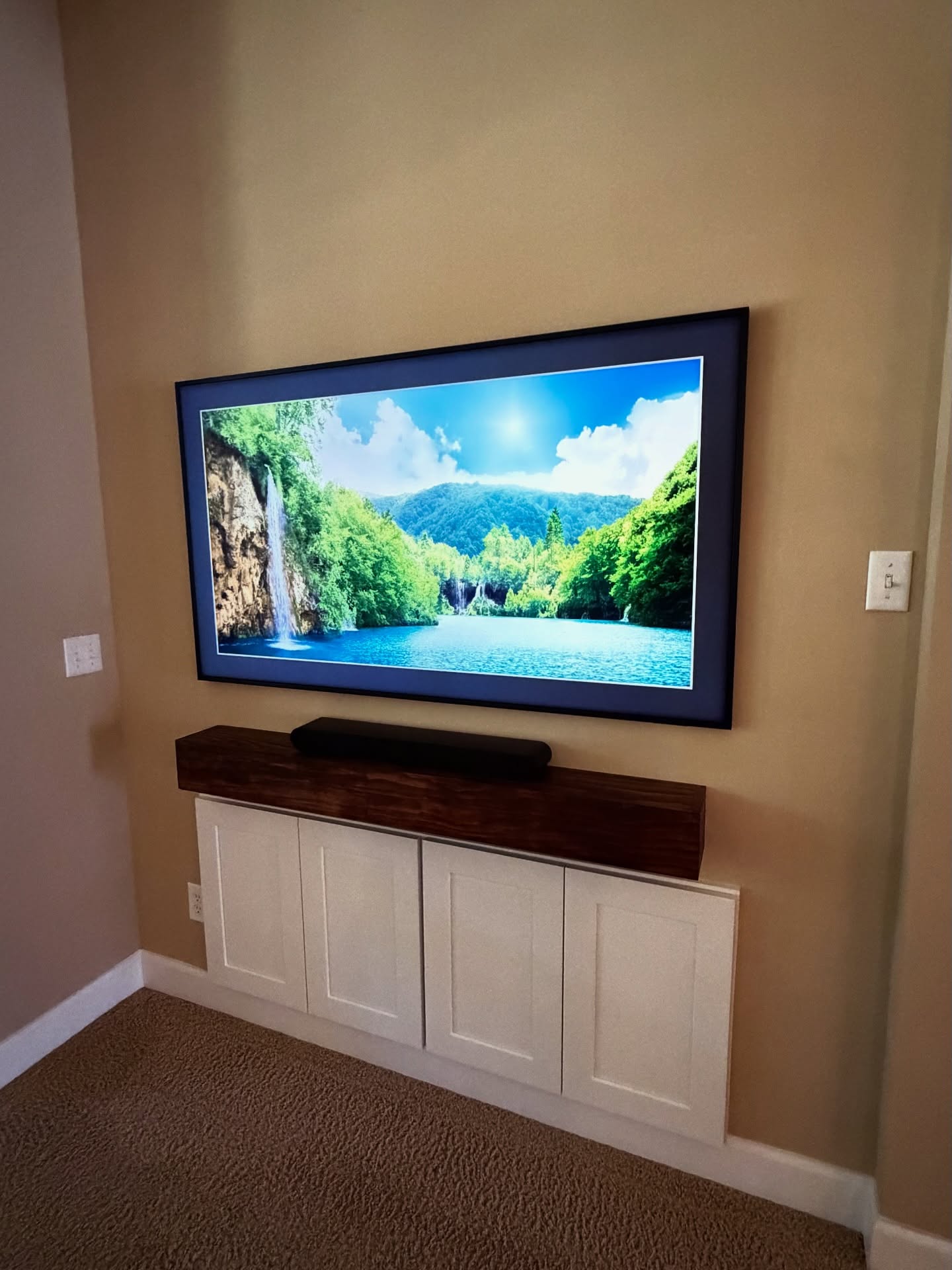 TV Entertainment Centers project by AVP Construction JAX