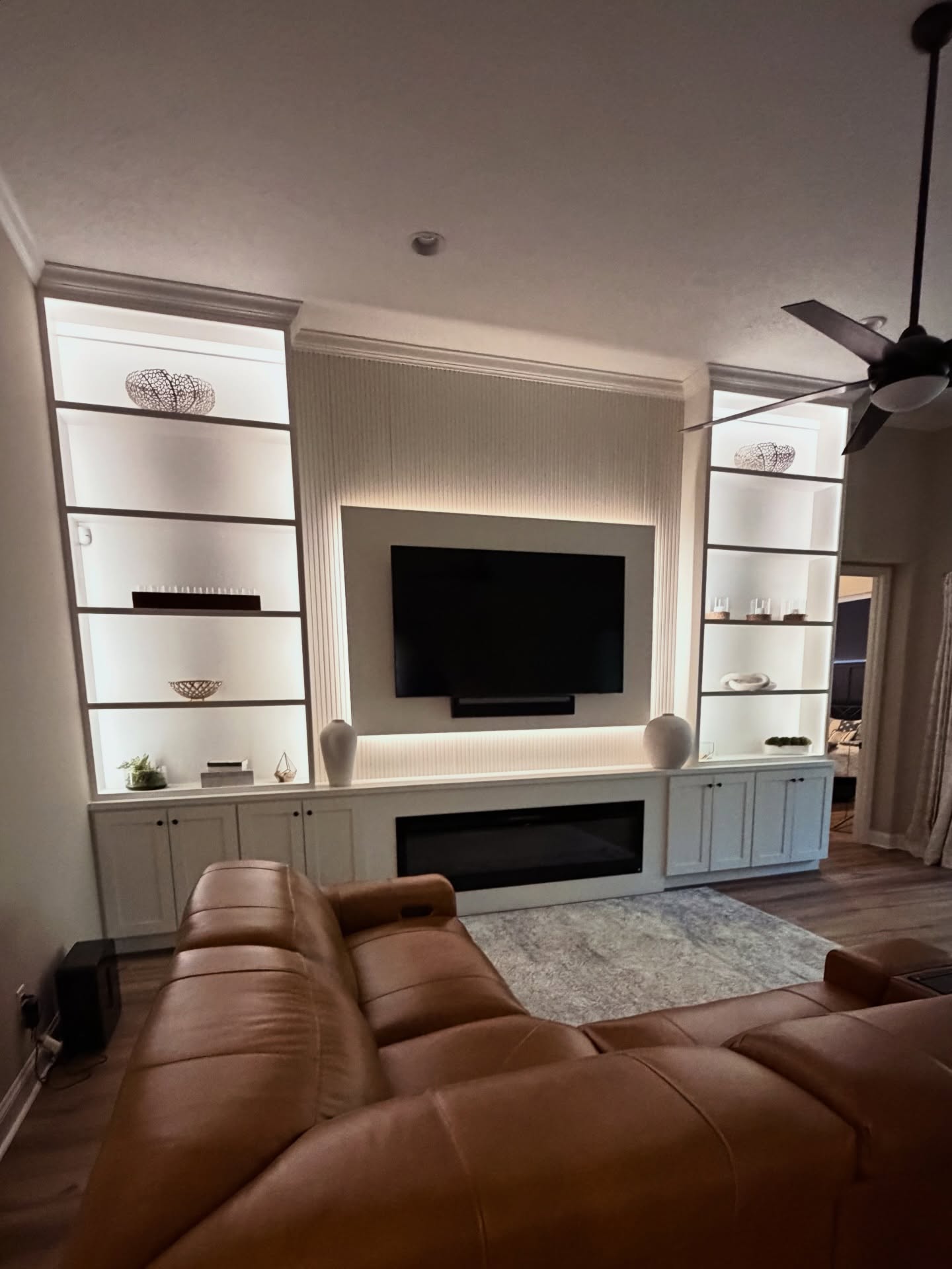TV Entertainment Centers project by AVP Construction JAX