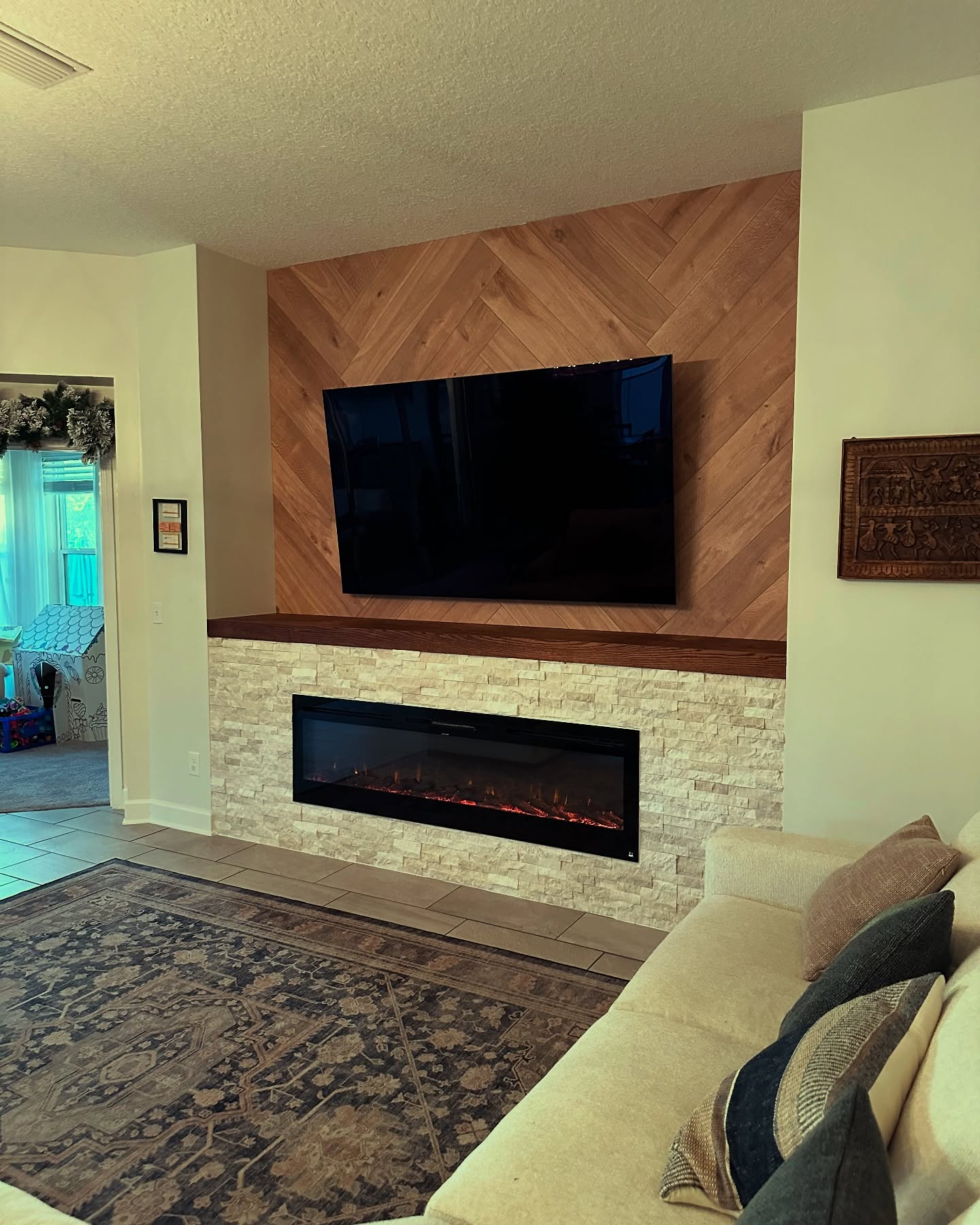 TV Entertainment Centers project by AVP Construction JAX