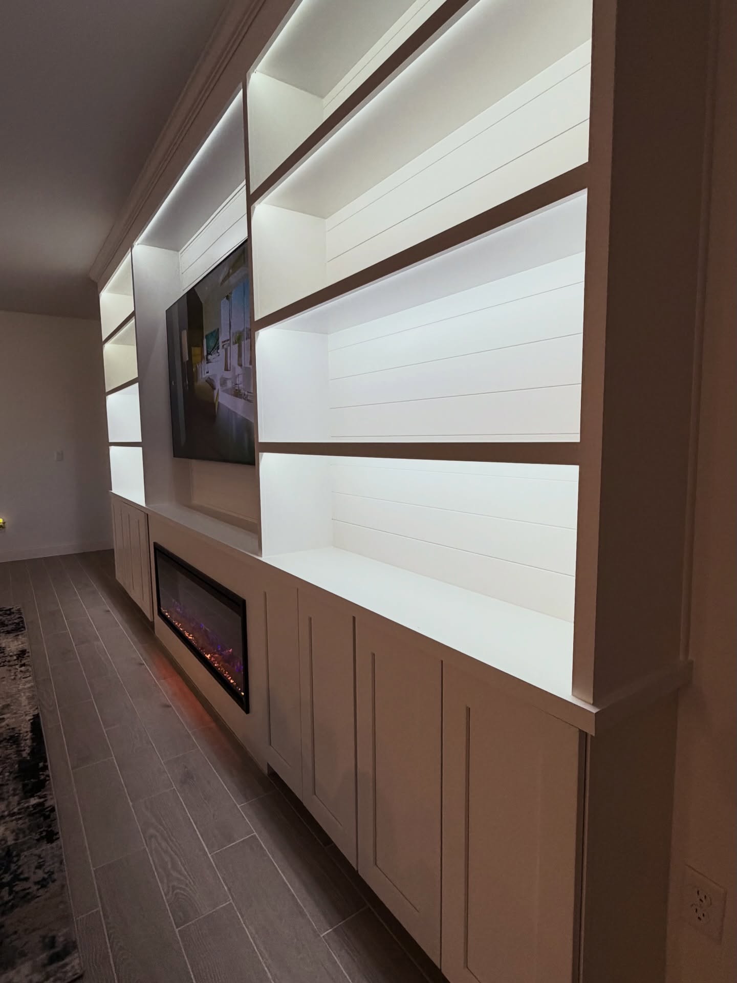 TV Entertainment Centers project by AVP Construction JAX