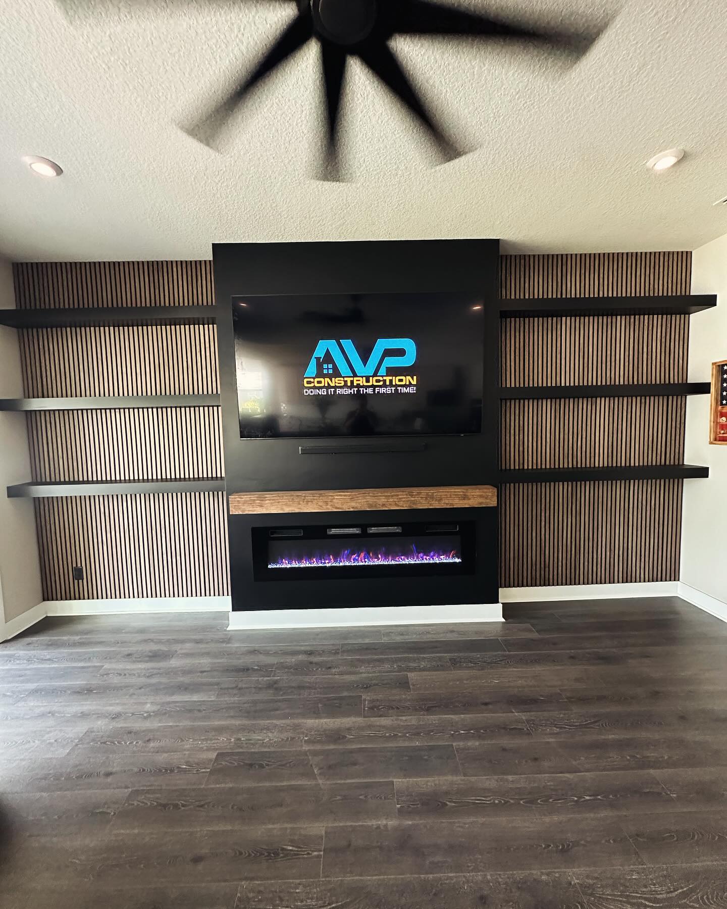 TV Entertainment Centers project by AVP Construction JAX