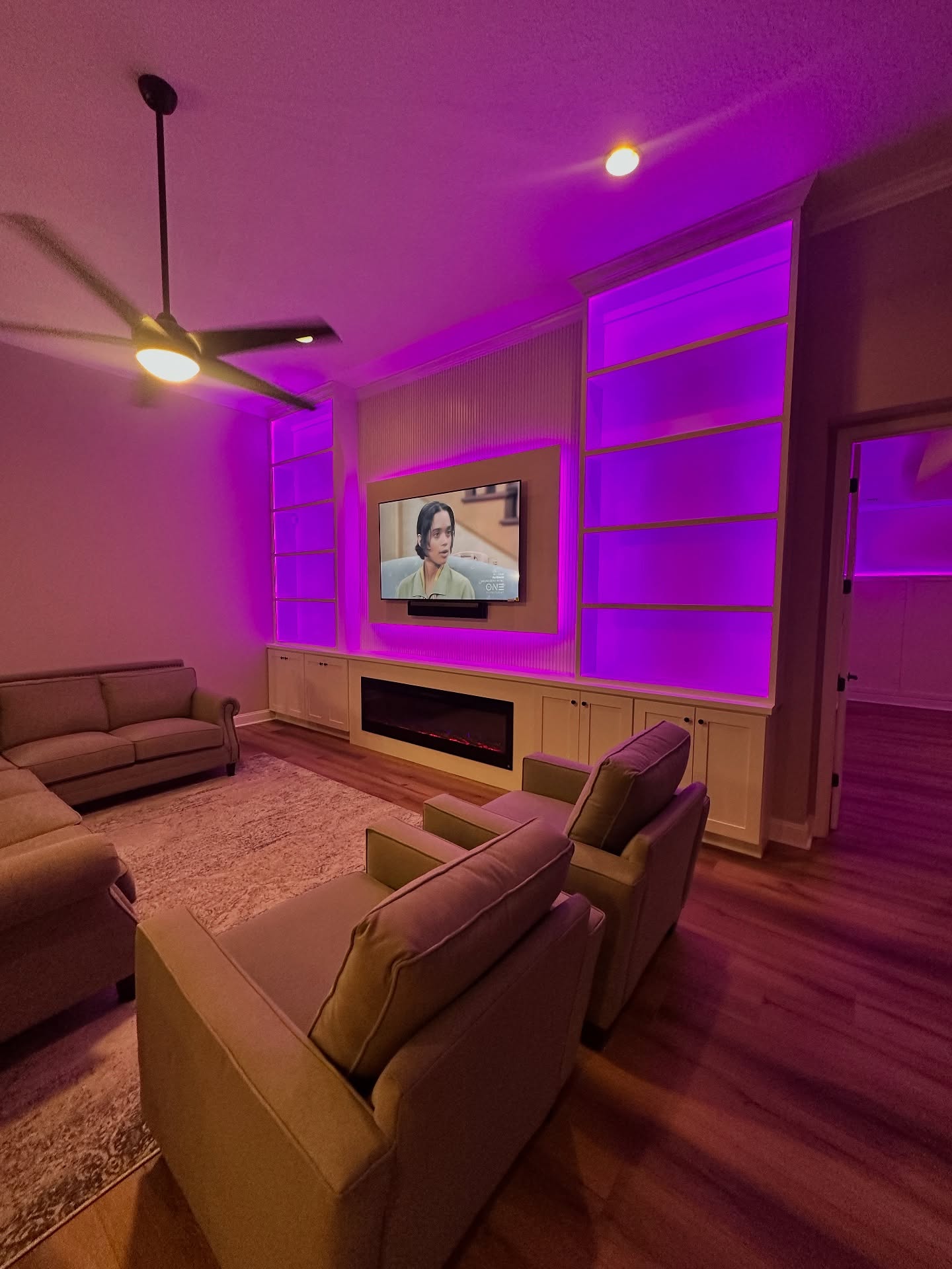 TV Entertainment Centers project by AVP Construction JAX