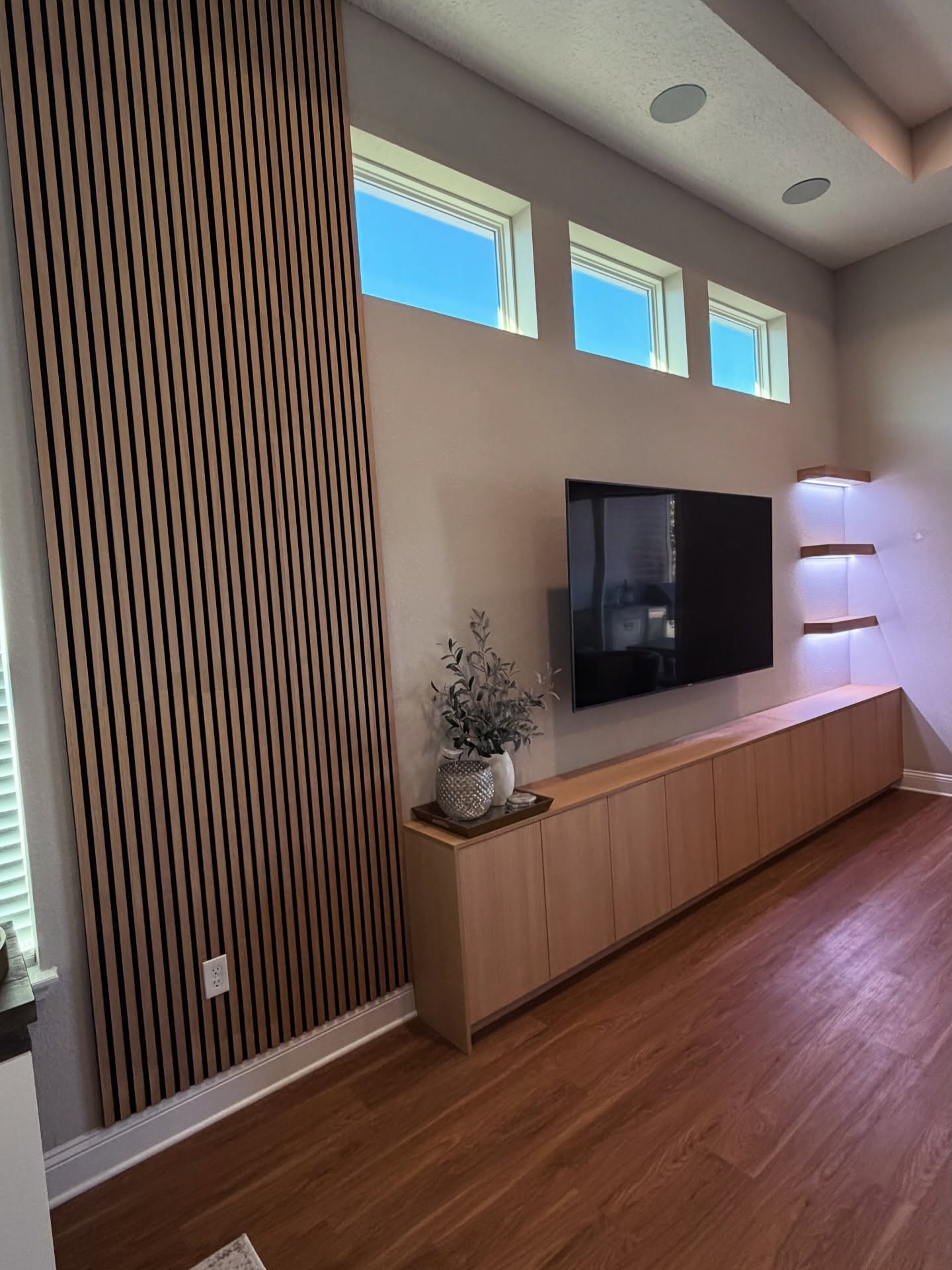 TV Entertainment Centers project by AVP Construction JAX
