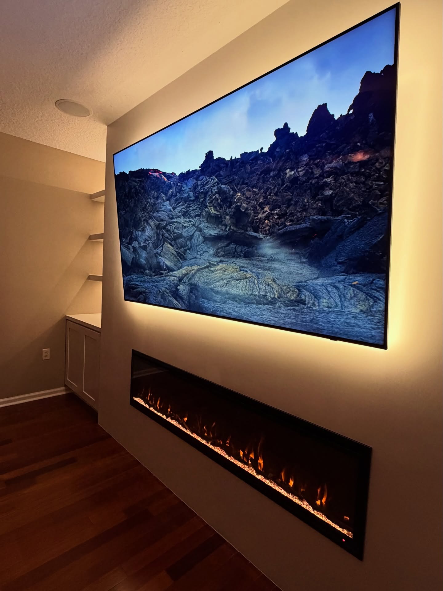 TV Entertainment Centers project by AVP Construction JAX