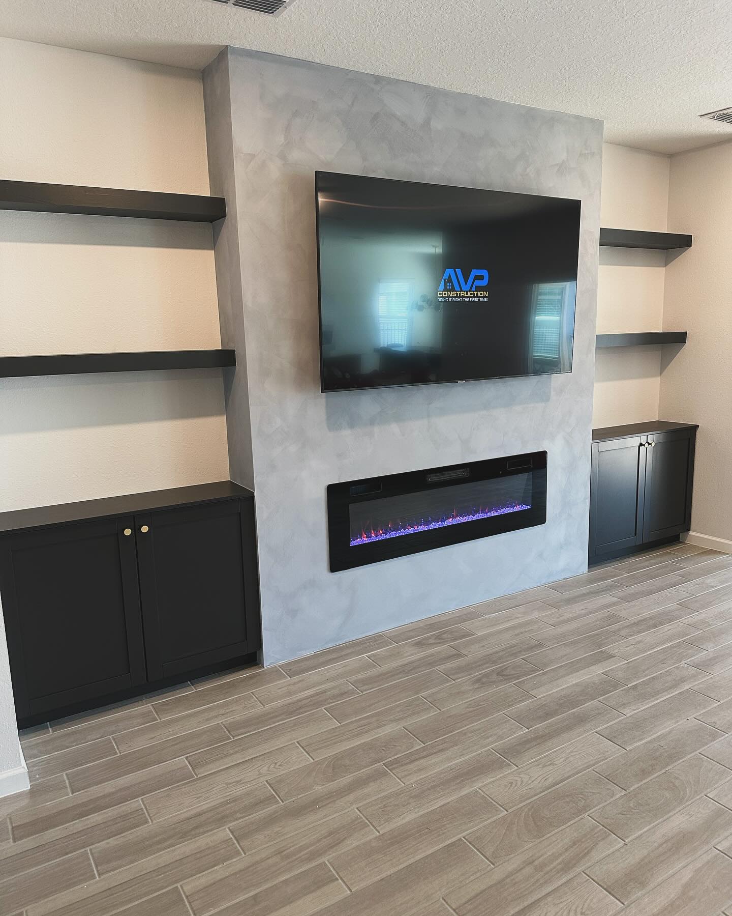 TV Entertainment Centers project by AVP Construction JAX
