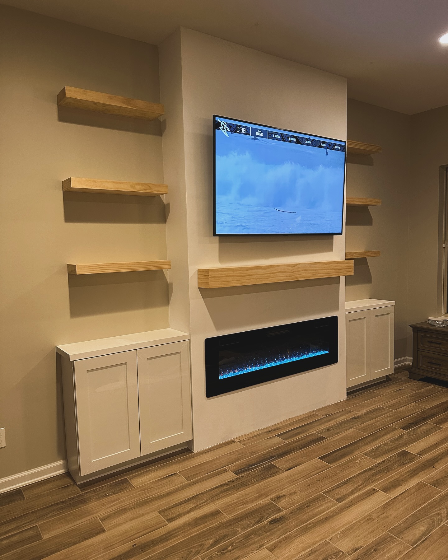 TV Entertainment Centers project by AVP Construction JAX