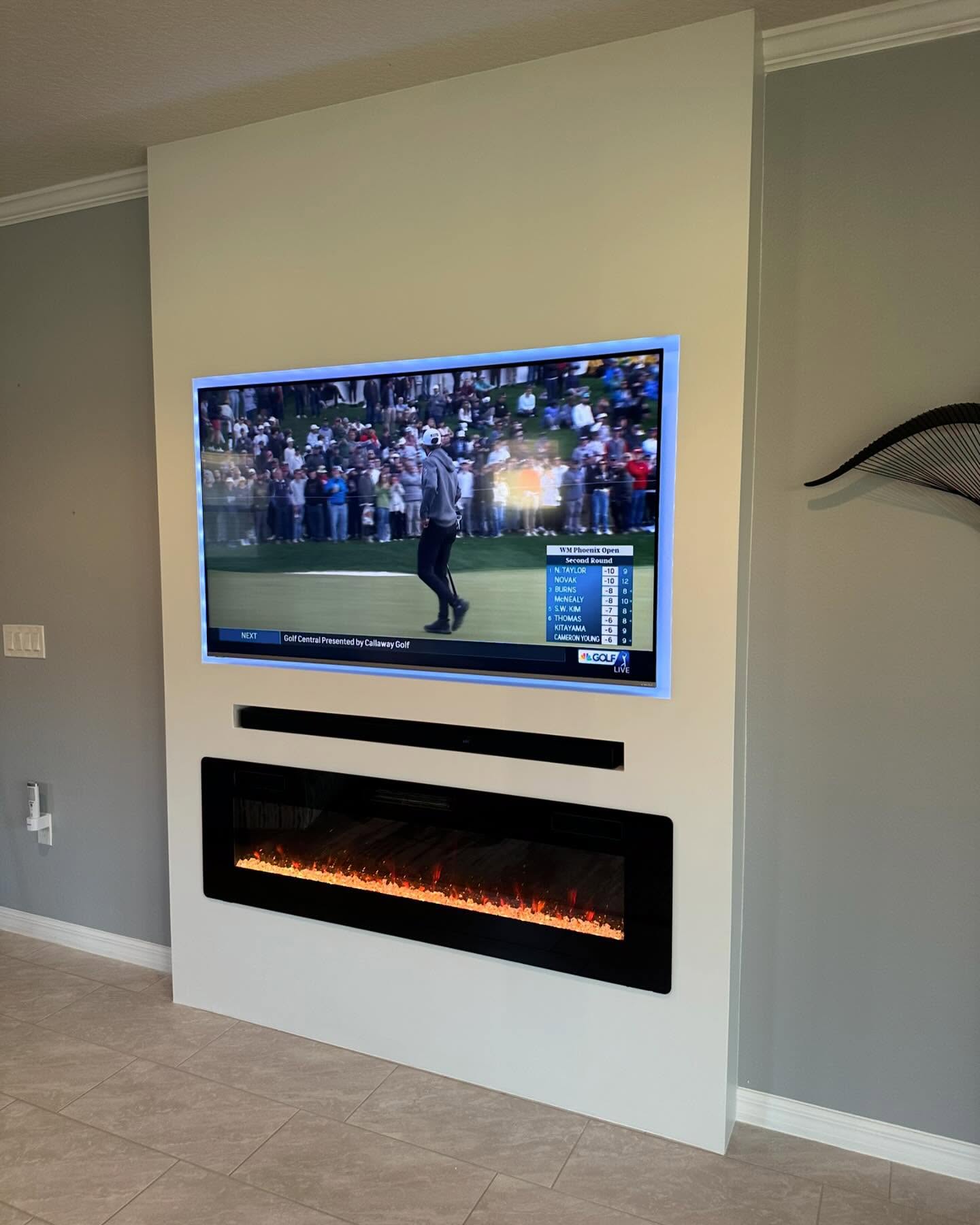 TV Entertainment Centers project by AVP Construction JAX