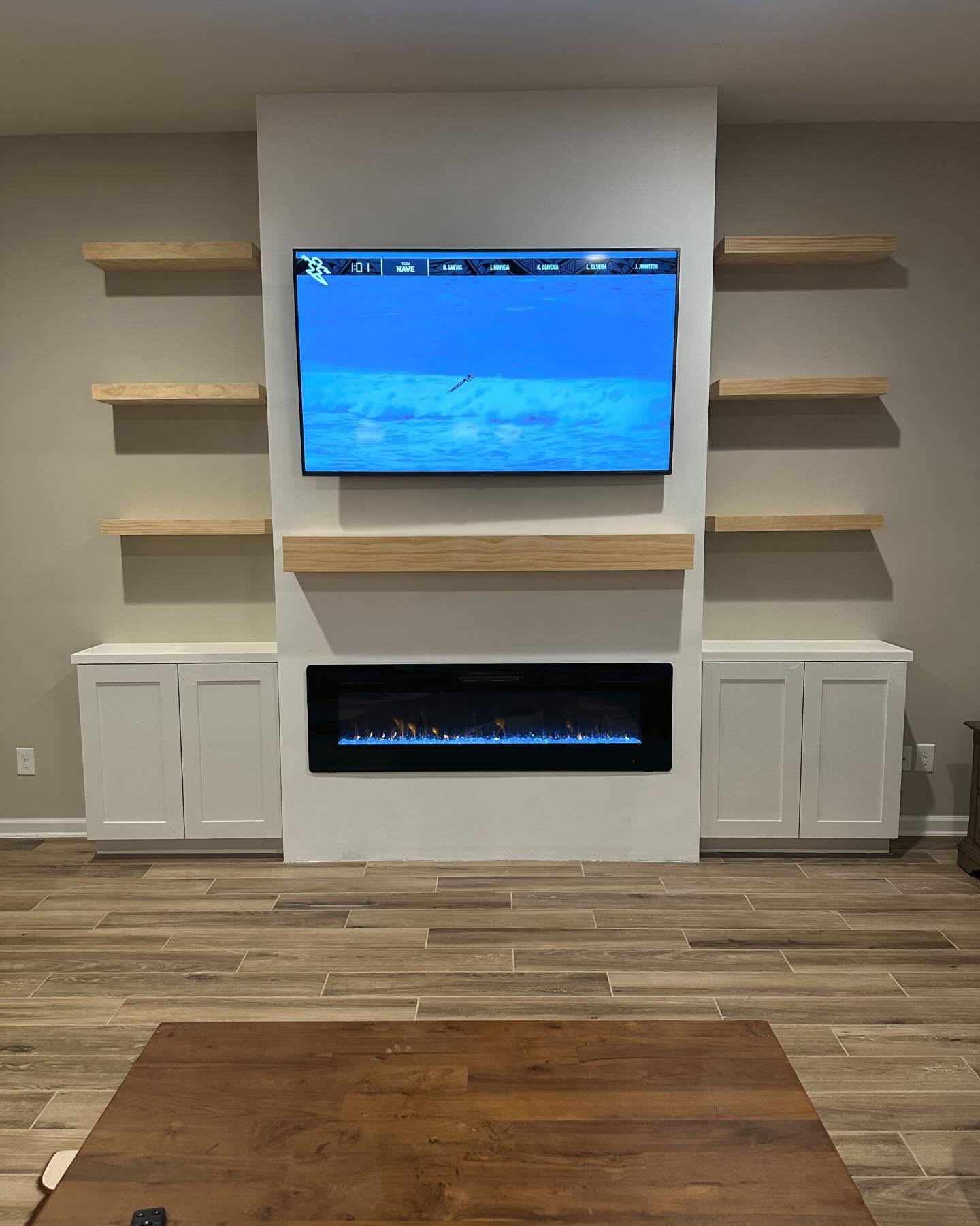 TV Entertainment Centers project by AVP Construction JAX