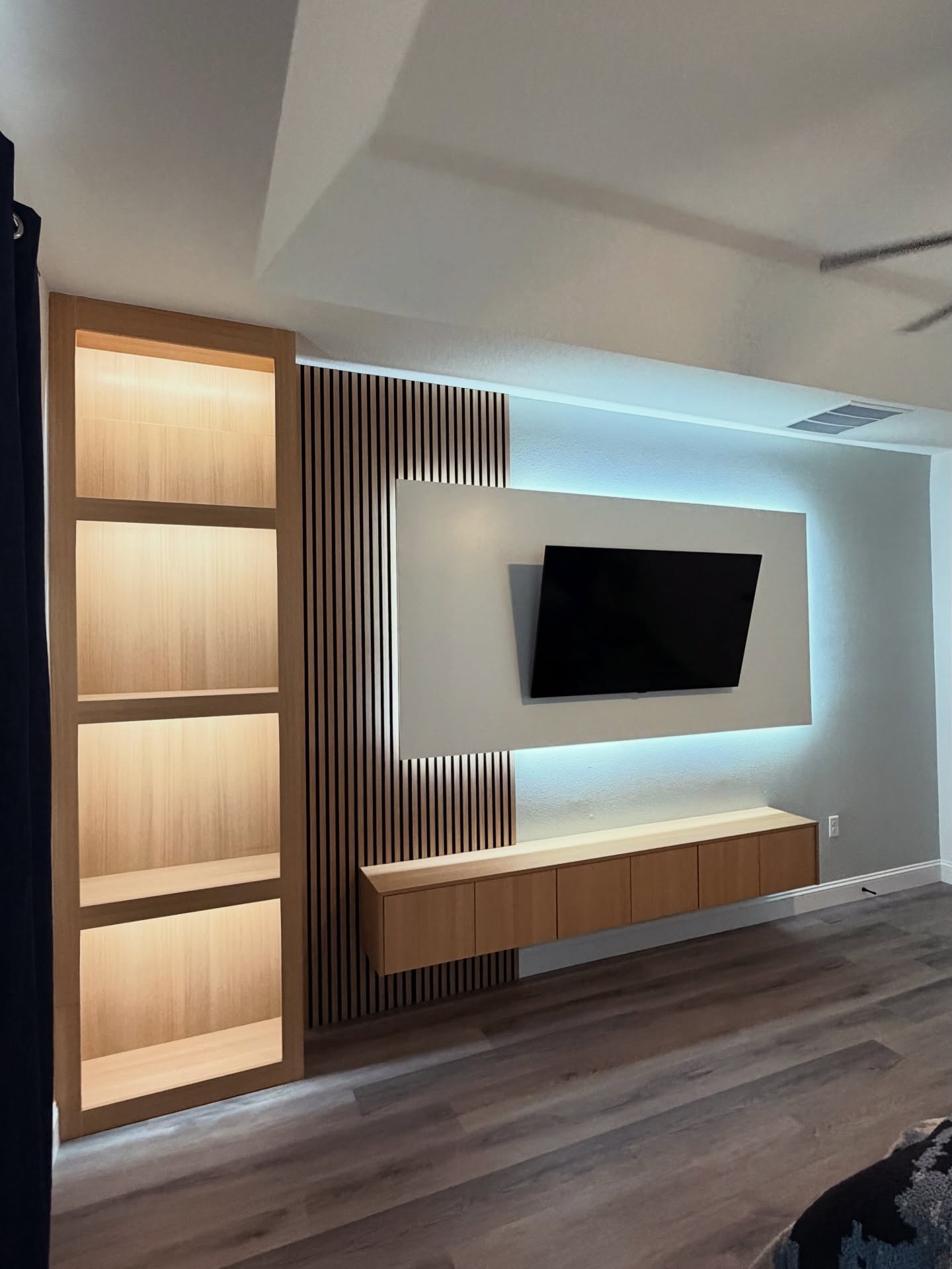TV Entertainment Centers project by AVP Construction JAX