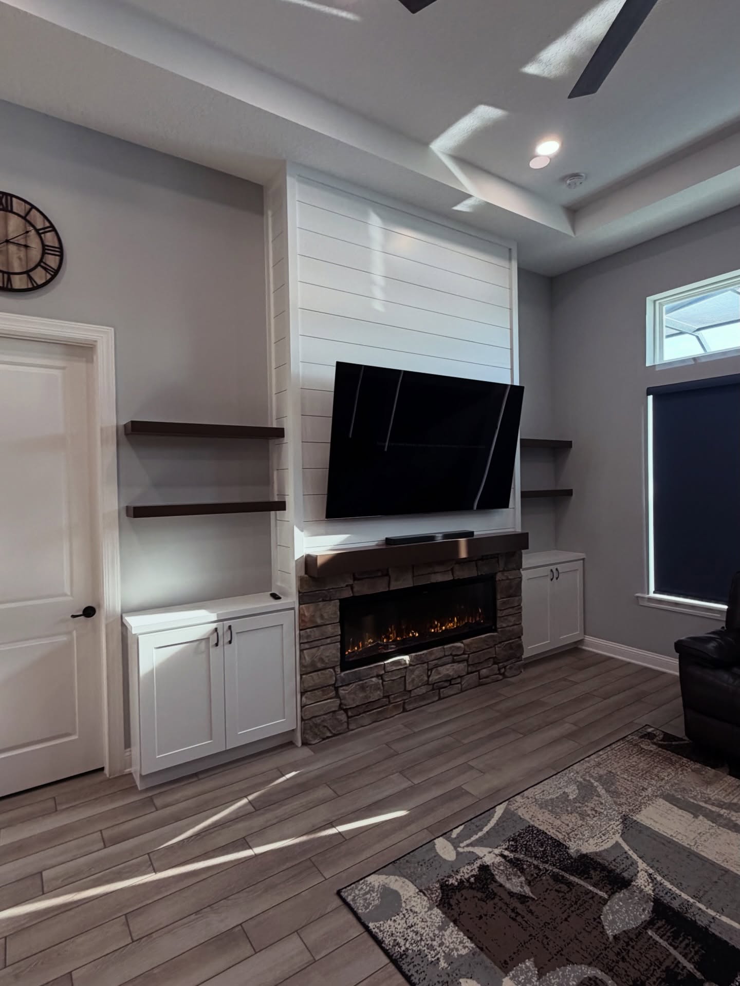 TV Entertainment Centers project by AVP Construction JAX
