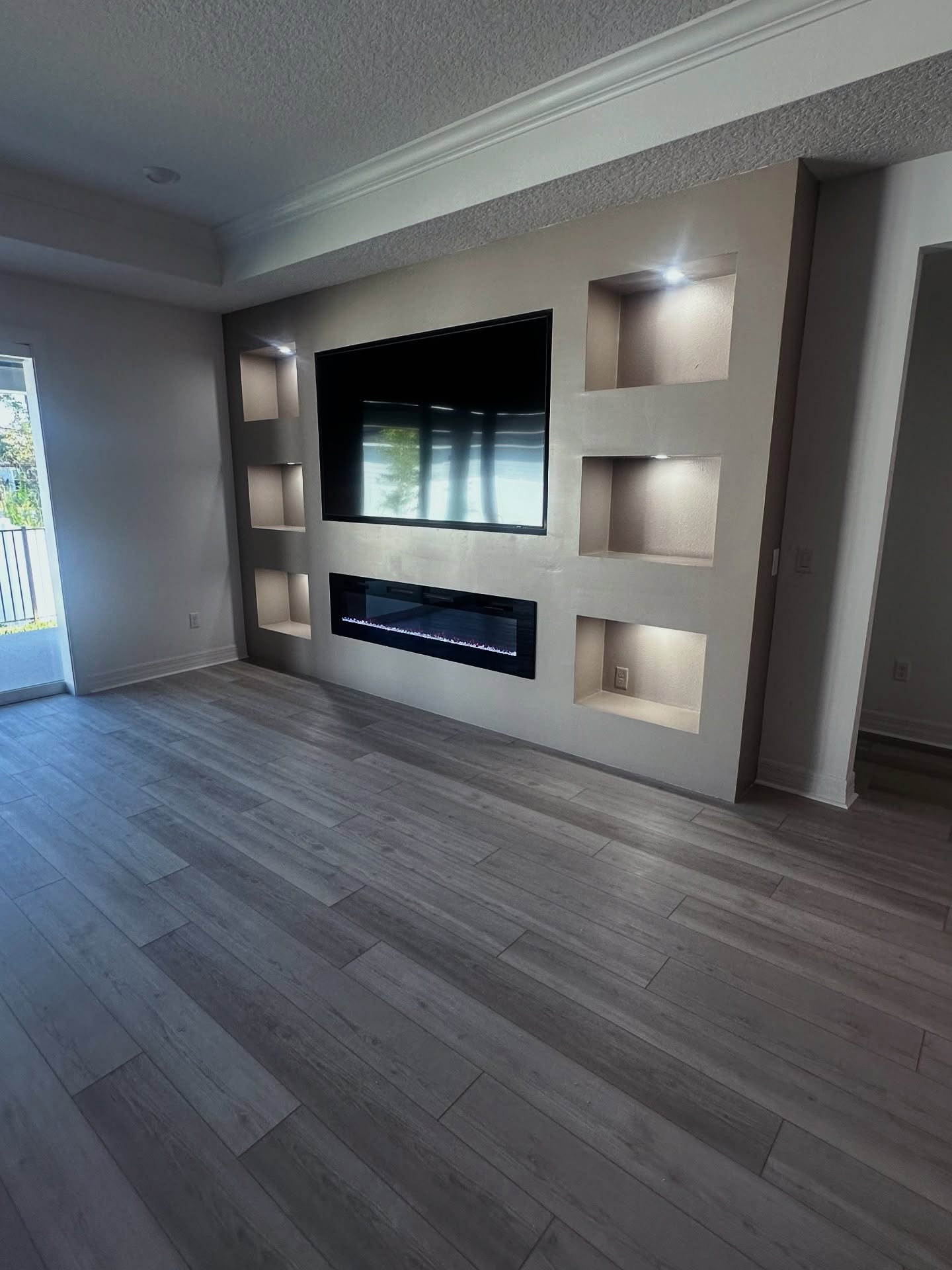 TV Entertainment Centers project by AVP Construction JAX