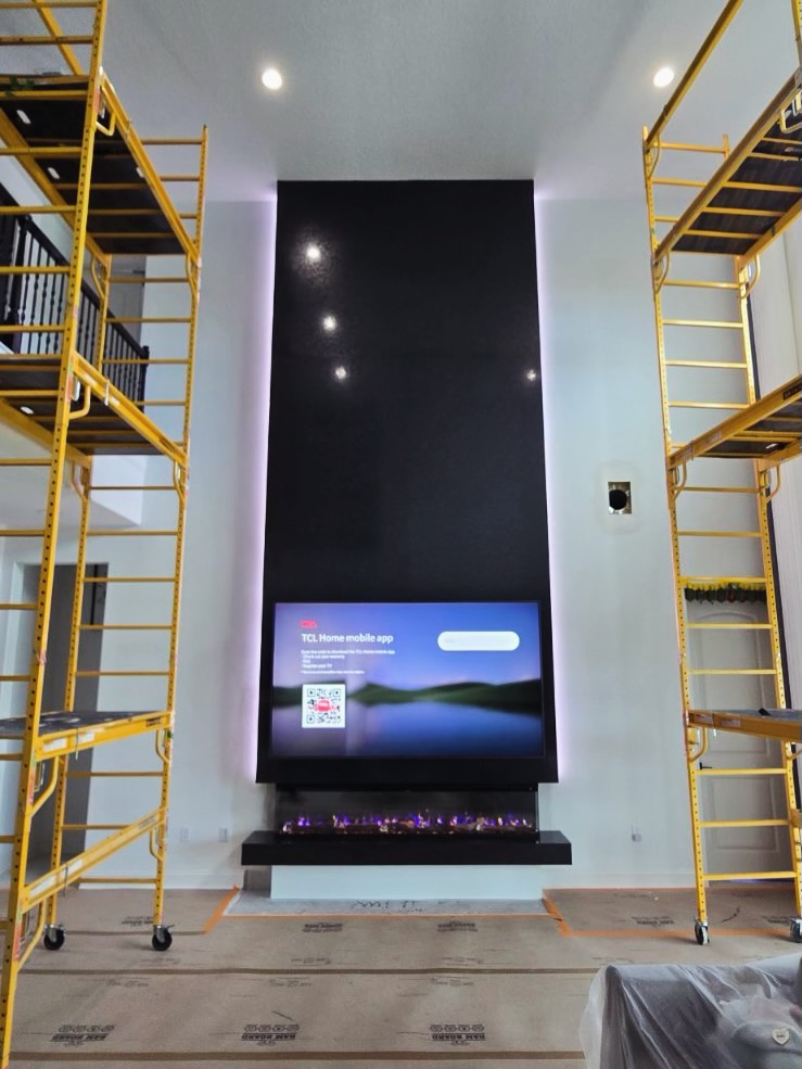 TV Entertainment Centers project by AVP Construction JAX