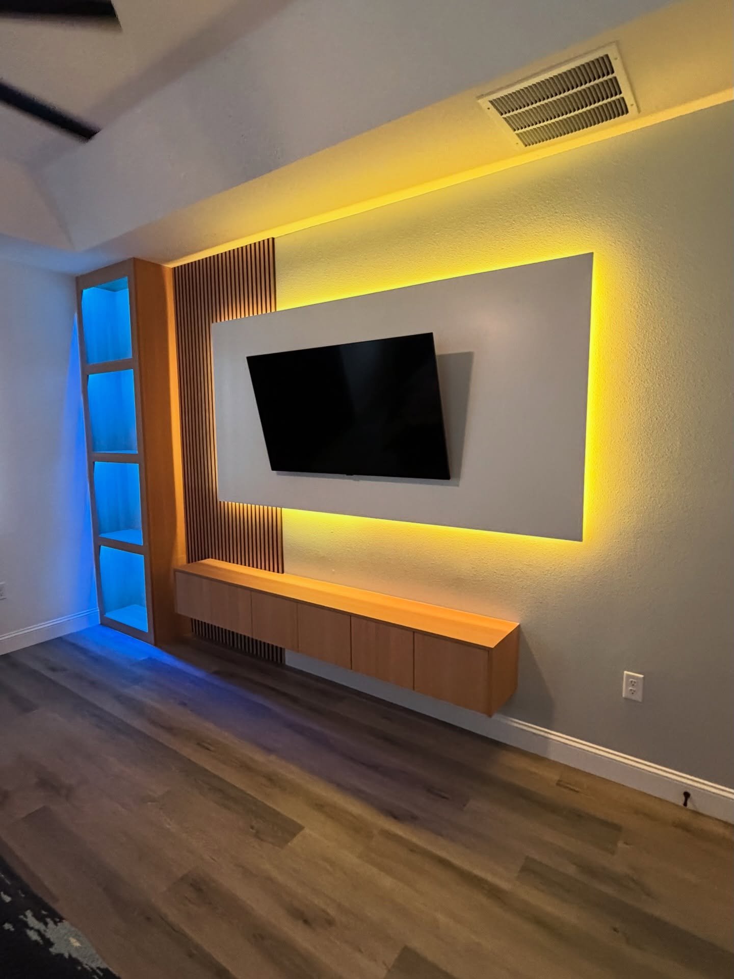 TV Entertainment Centers project by AVP Construction JAX