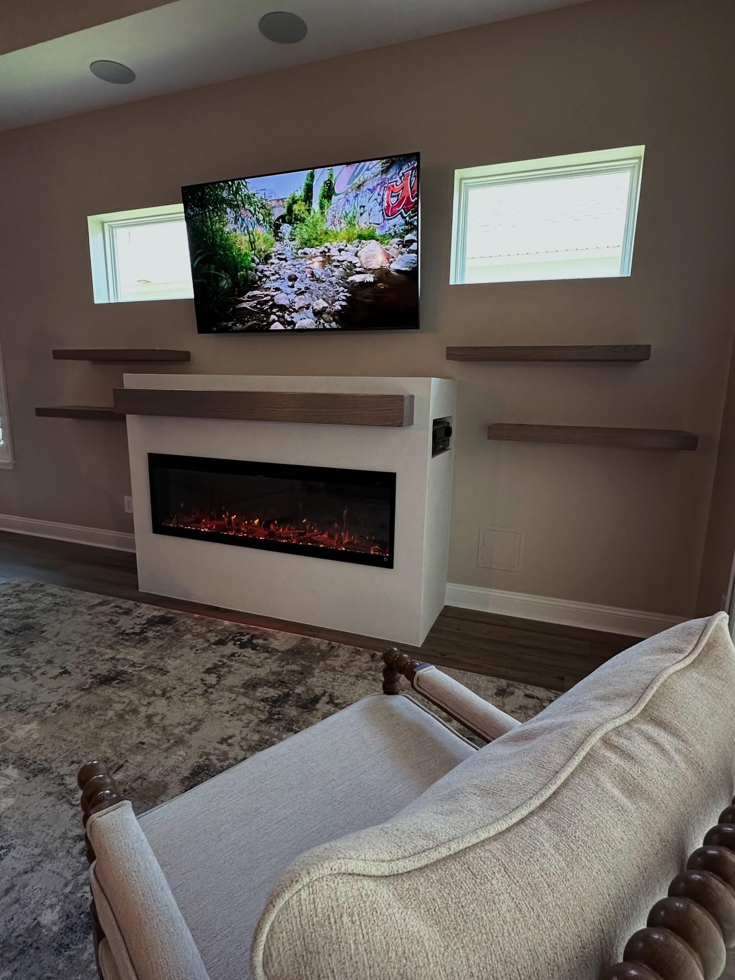 TV Entertainment Centers project by AVP Construction JAX