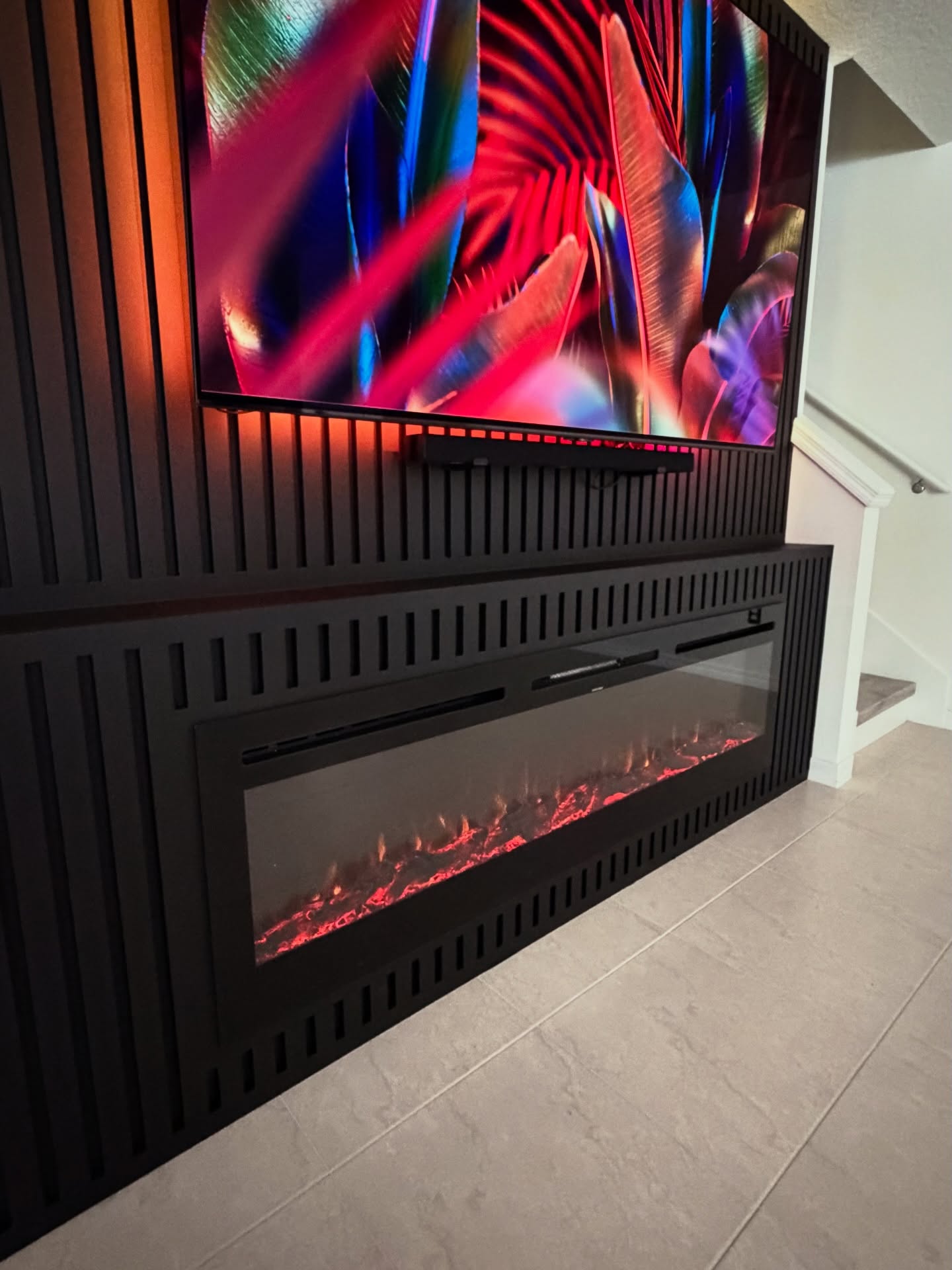 TV Entertainment Centers project by AVP Construction JAX