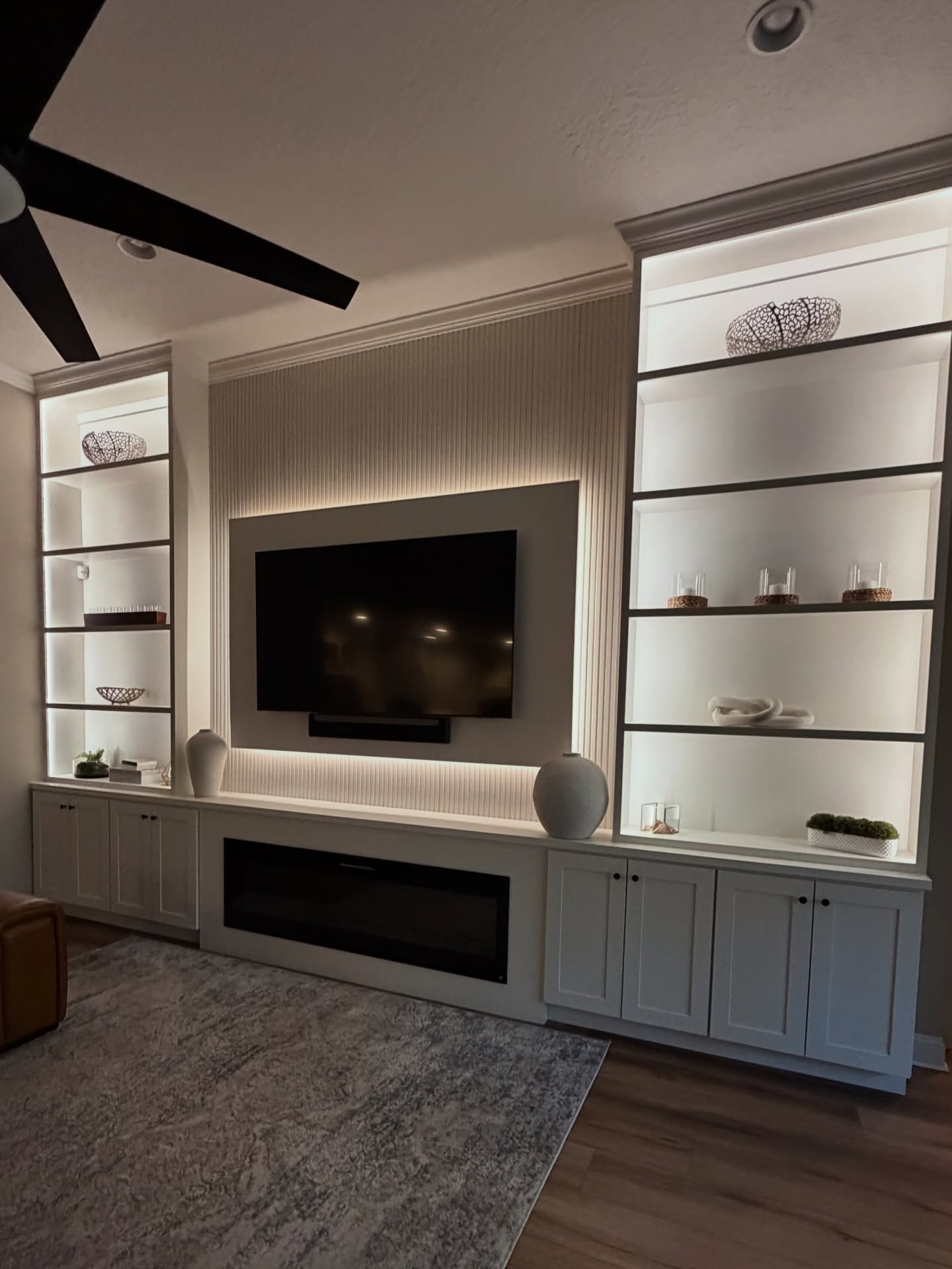 TV Entertainment Centers project by AVP Construction JAX