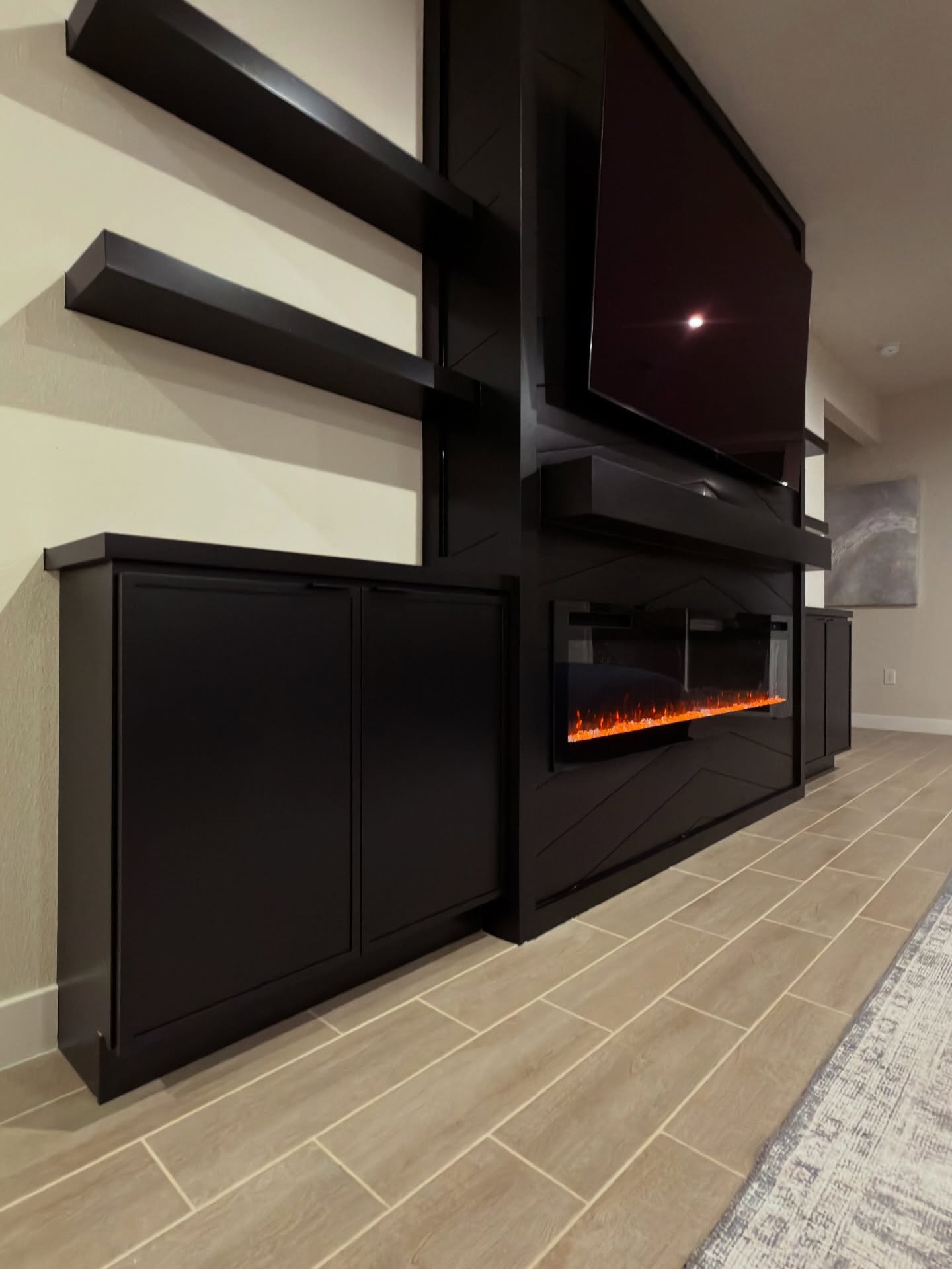 TV Entertainment Centers project by AVP Construction JAX