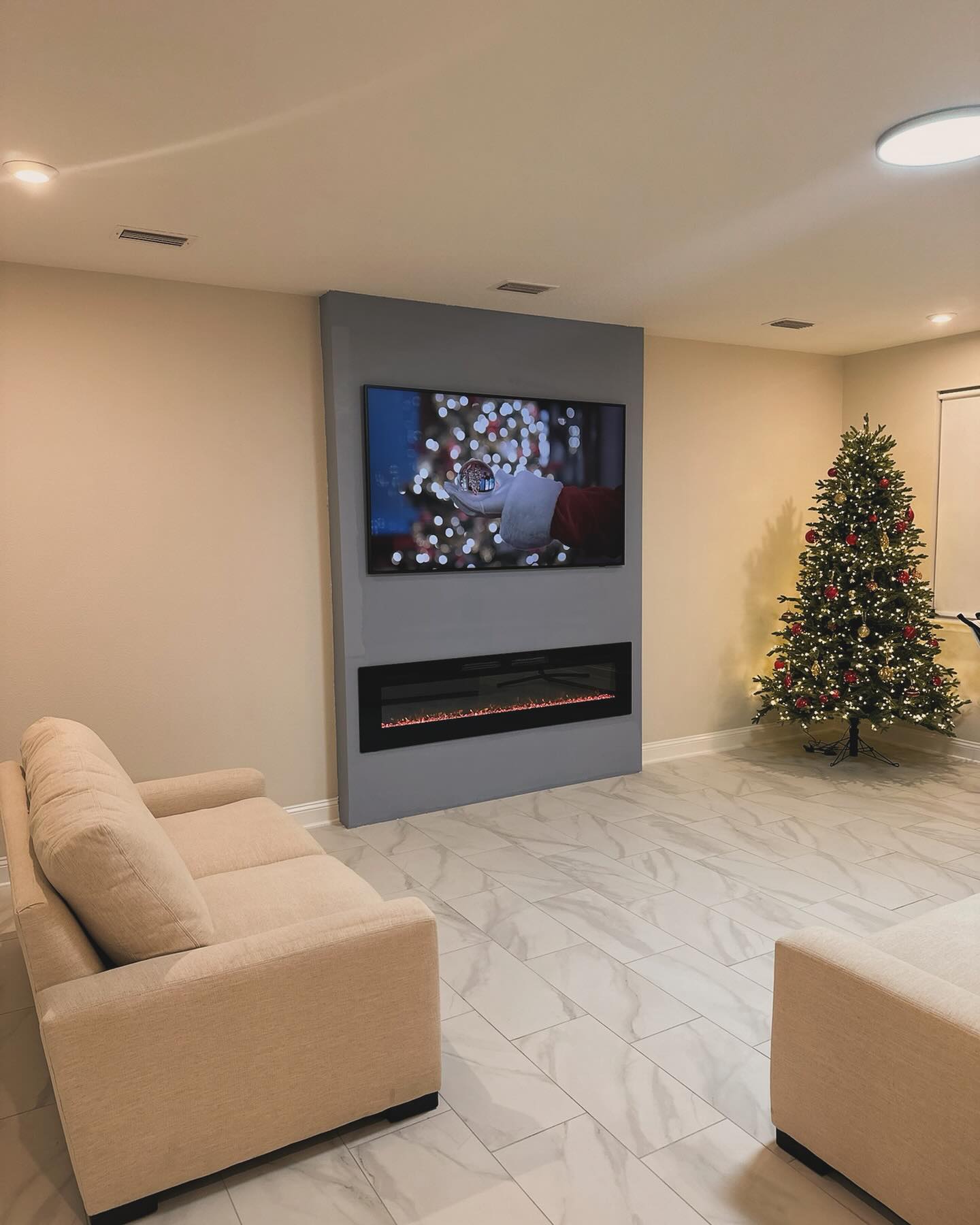 TV Entertainment Centers project by AVP Construction JAX