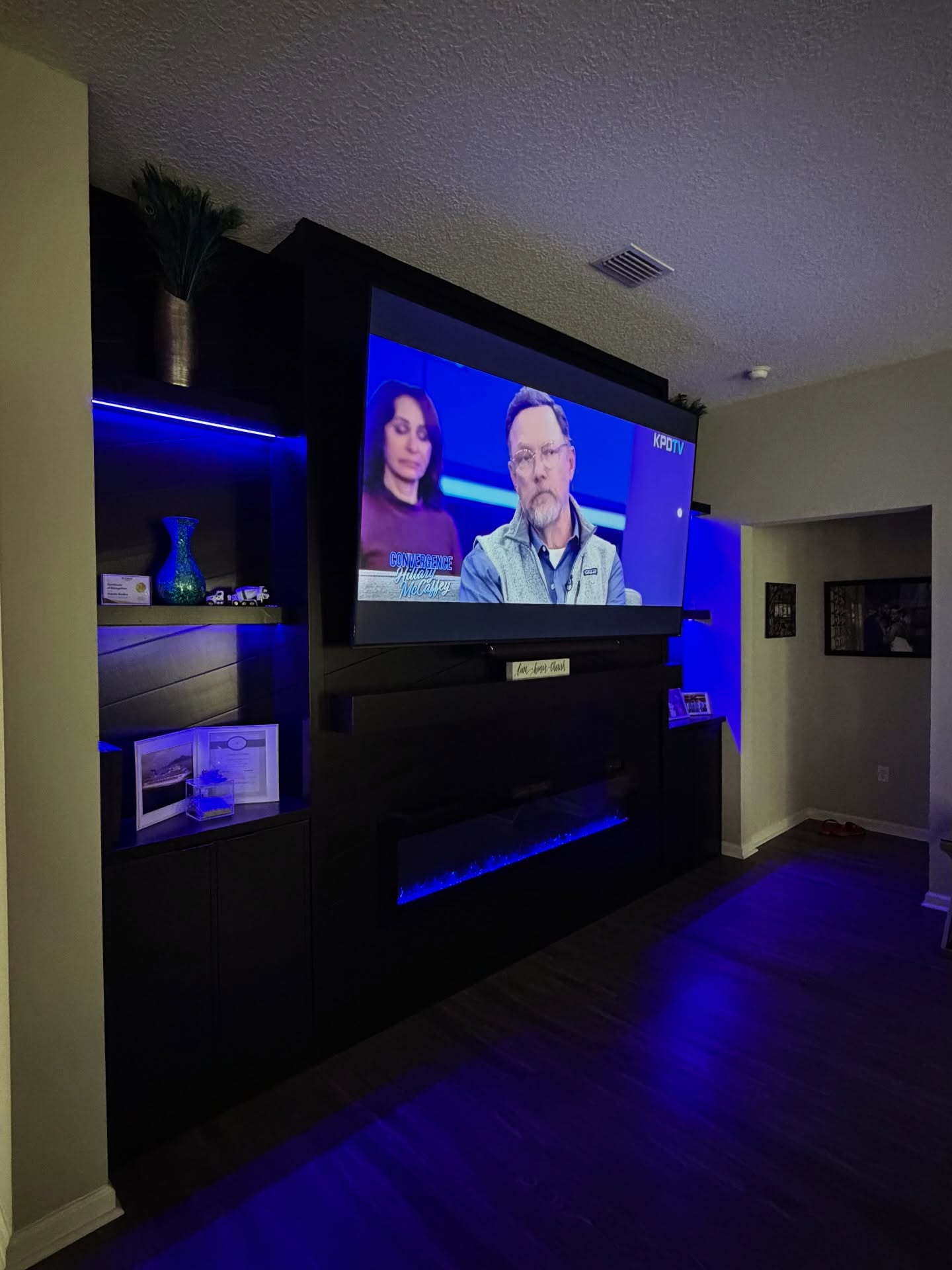 TV Entertainment Centers project by AVP Construction JAX
