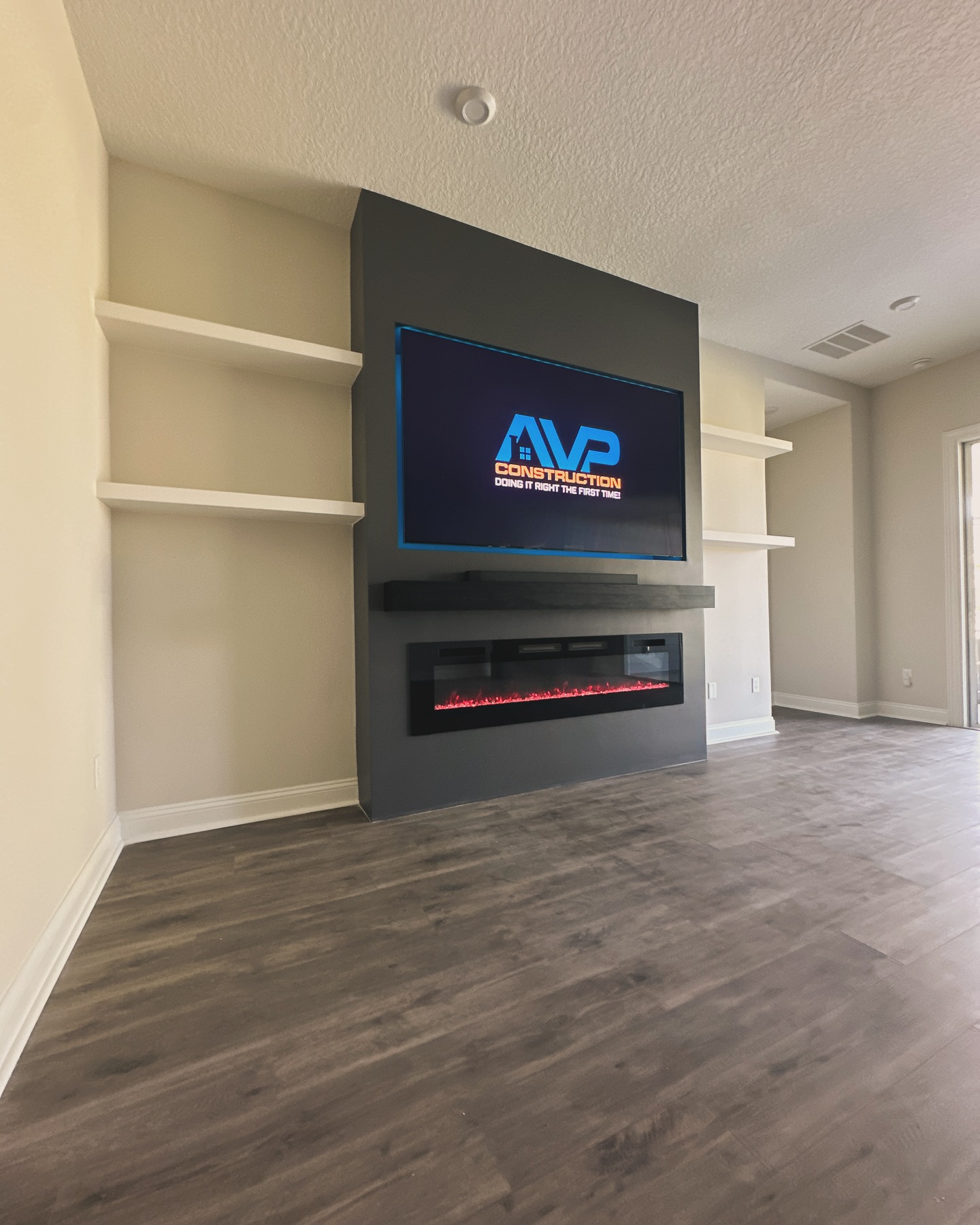 TV Entertainment Centers project by AVP Construction JAX