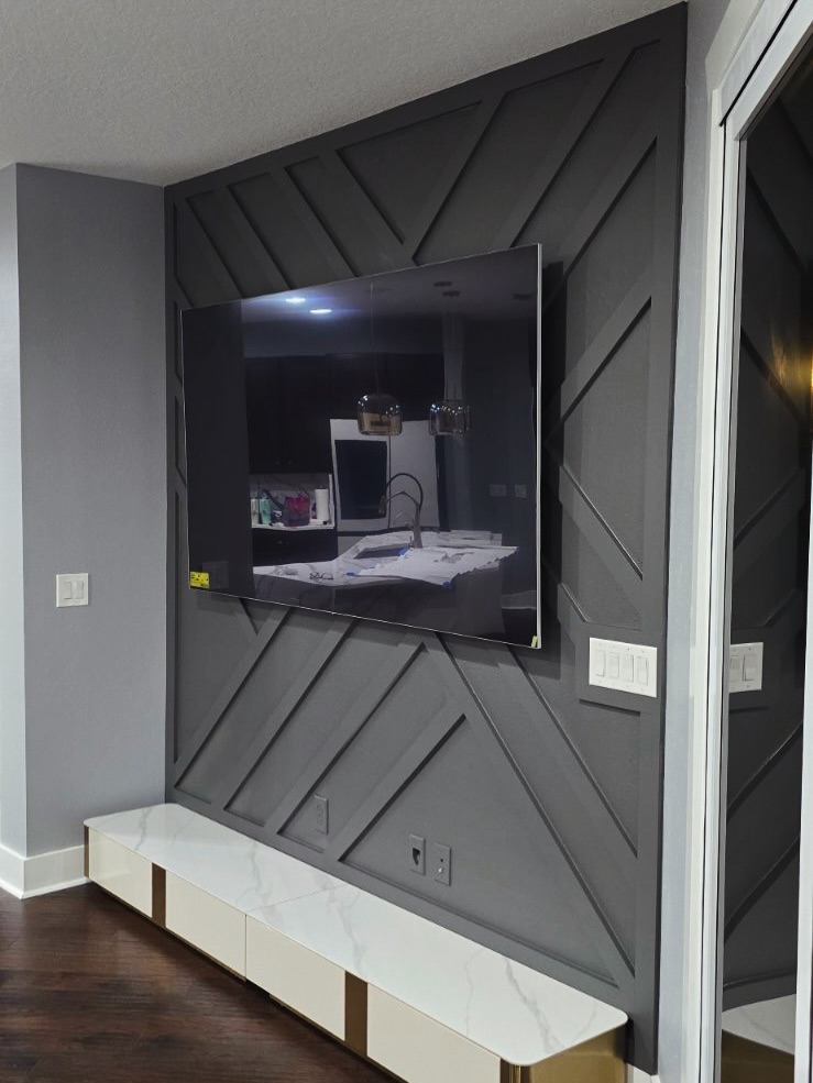 TV Entertainment Centers project by AVP Construction JAX