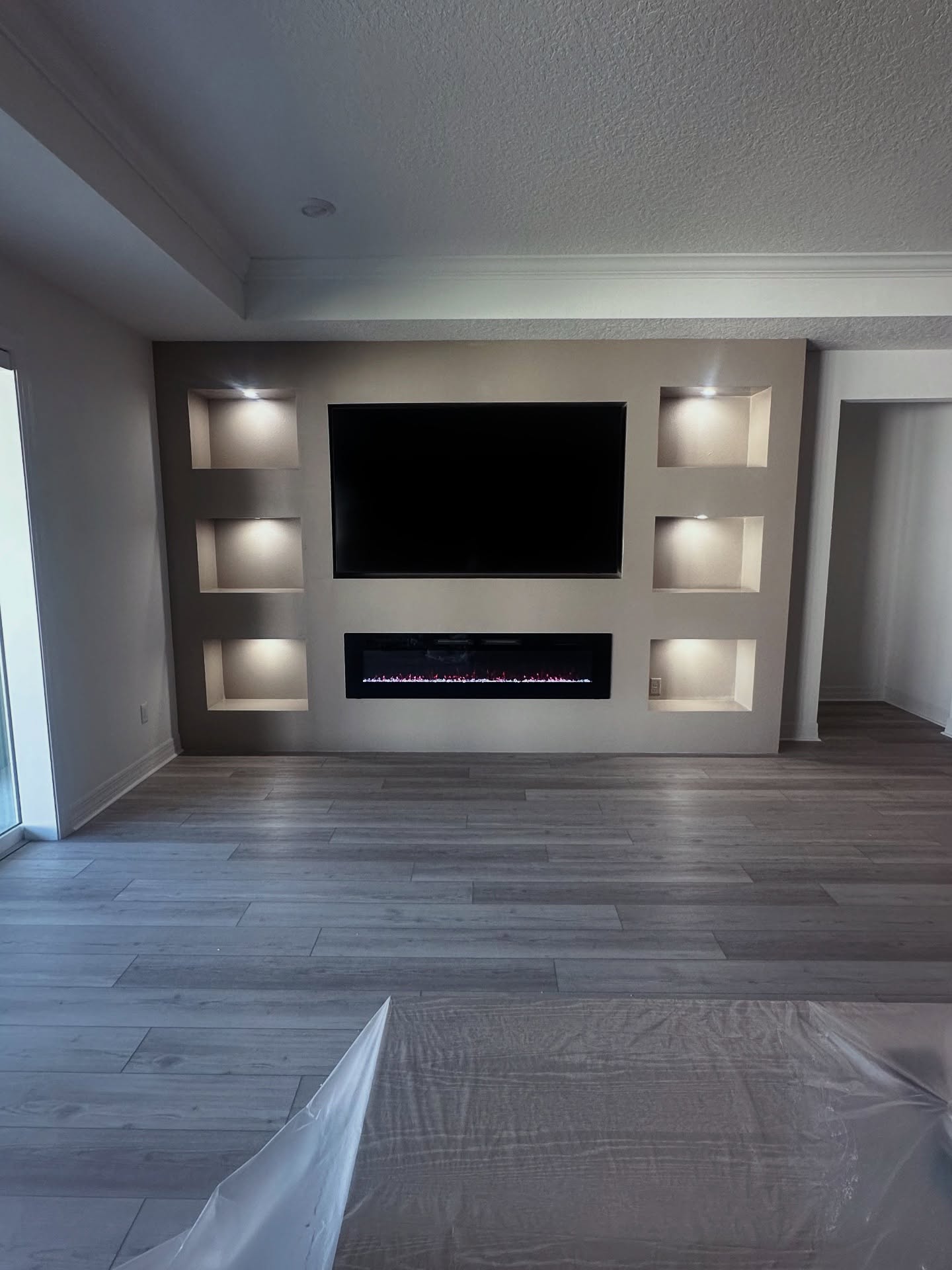 TV Entertainment Centers project by AVP Construction JAX