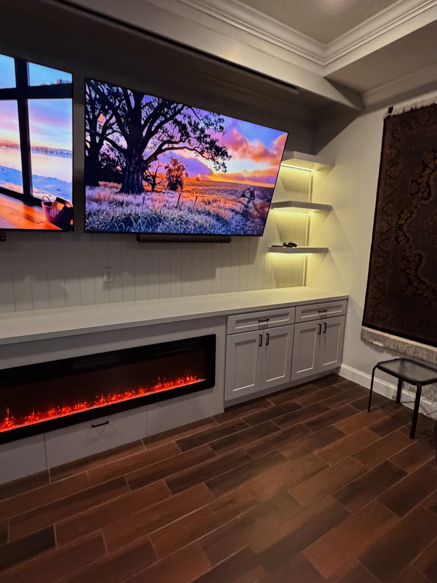 TV Entertainment Centers project by AVP Construction JAX