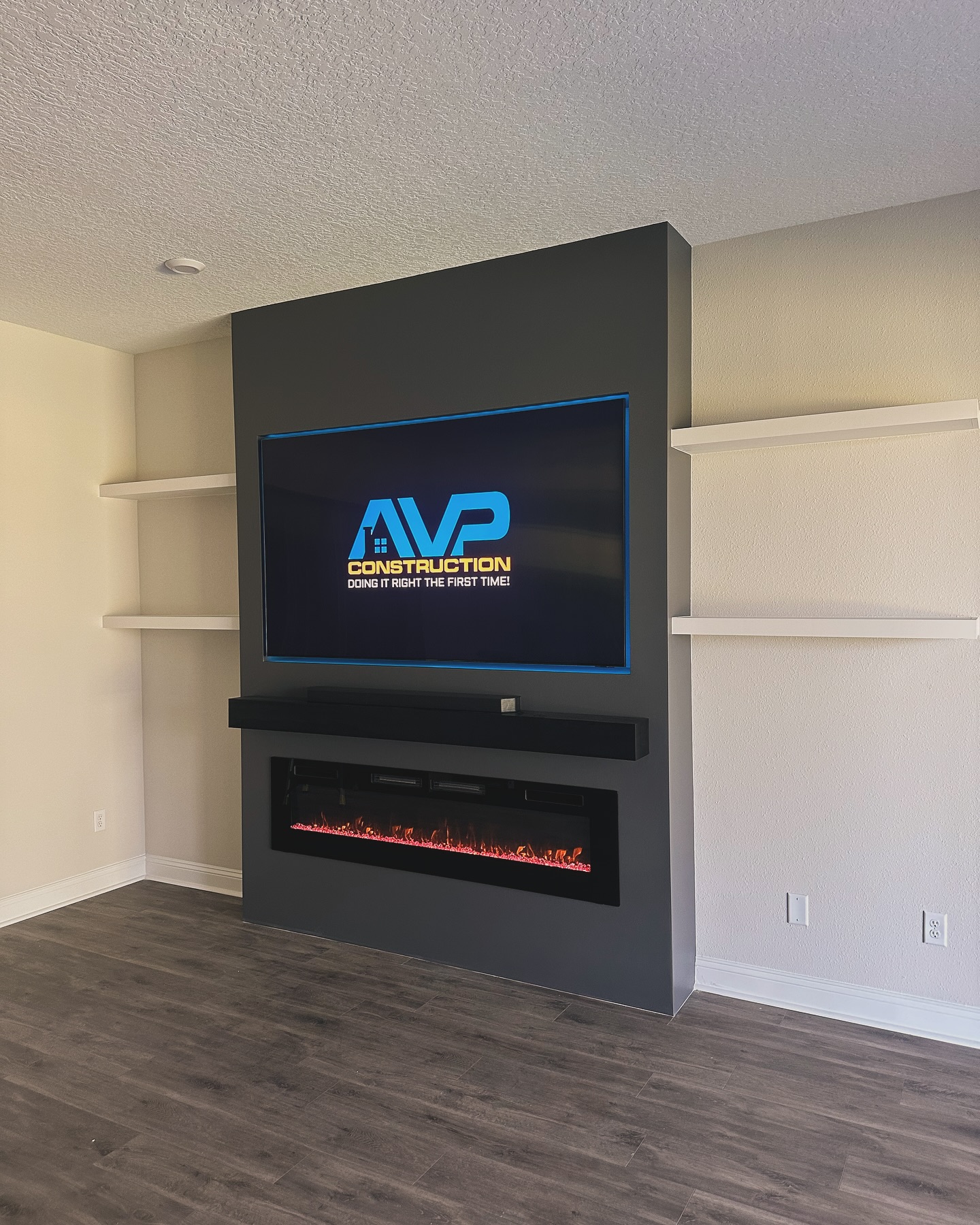 TV Entertainment Centers project by AVP Construction JAX