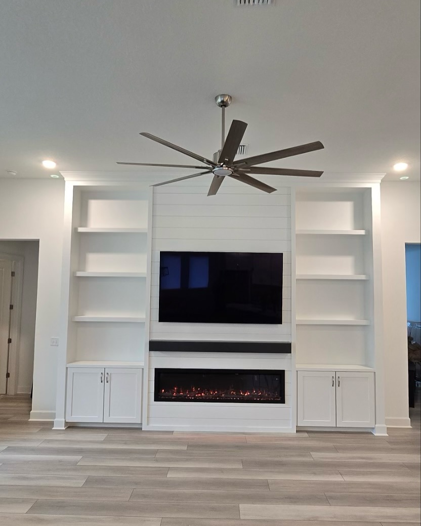 TV Entertainment Centers project by AVP Construction JAX
