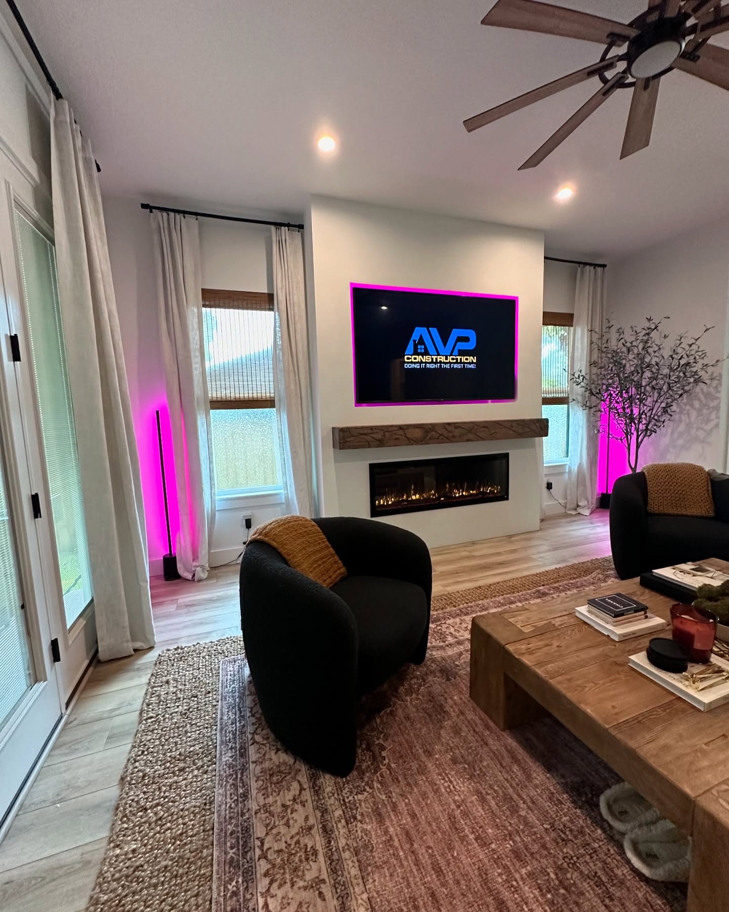 TV Entertainment Centers project by AVP Construction JAX