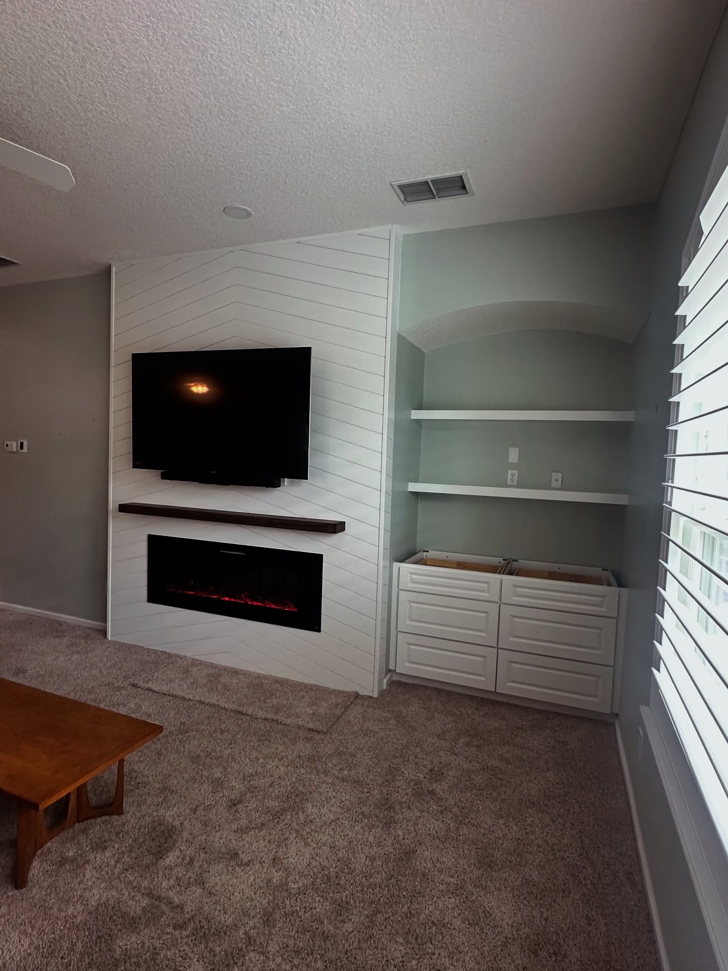 TV Entertainment Centers project by AVP Construction JAX