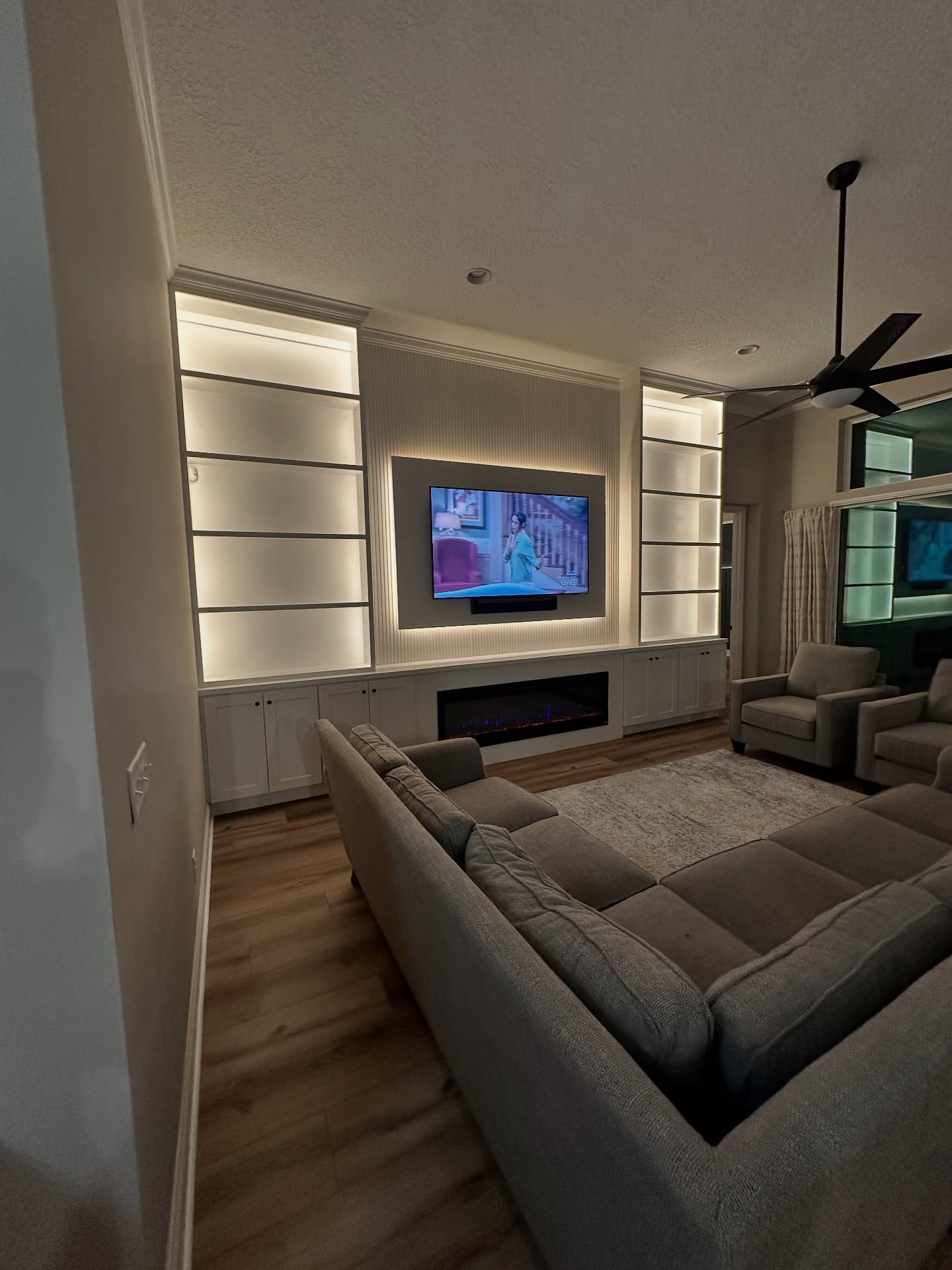 TV Entertainment Centers project by AVP Construction JAX