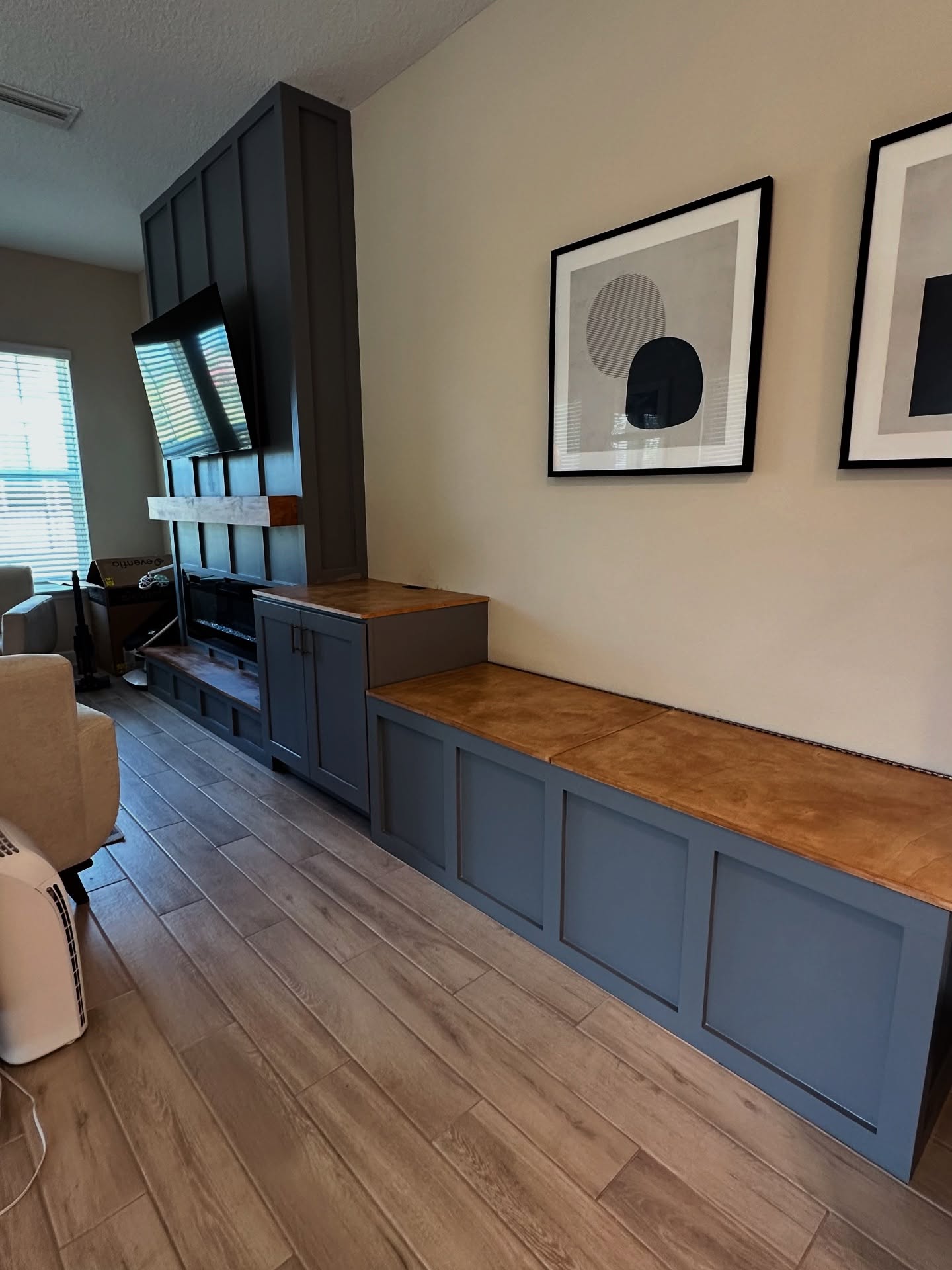 TV Entertainment Centers project by AVP Construction JAX