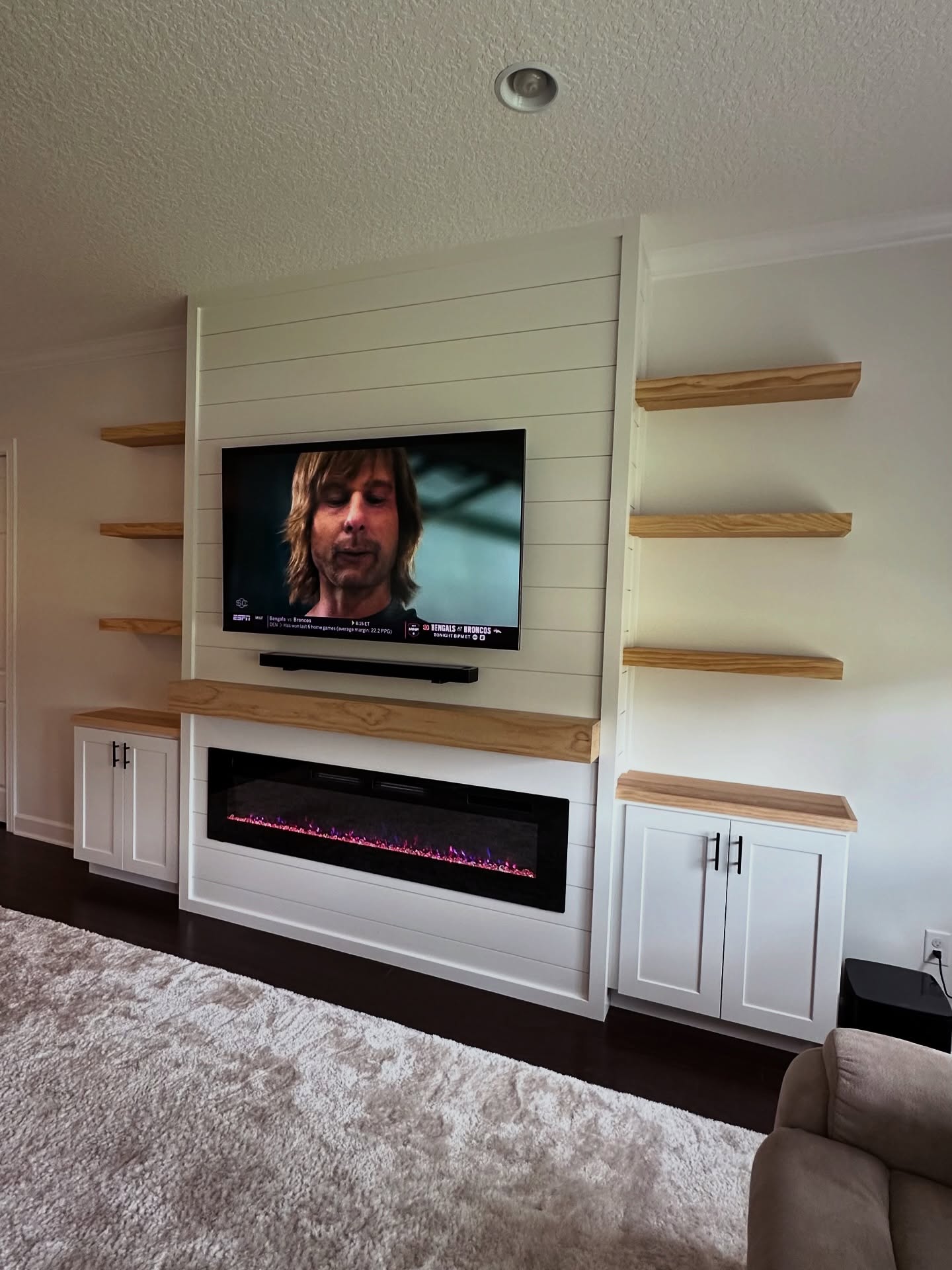 TV Entertainment Centers project by AVP Construction JAX