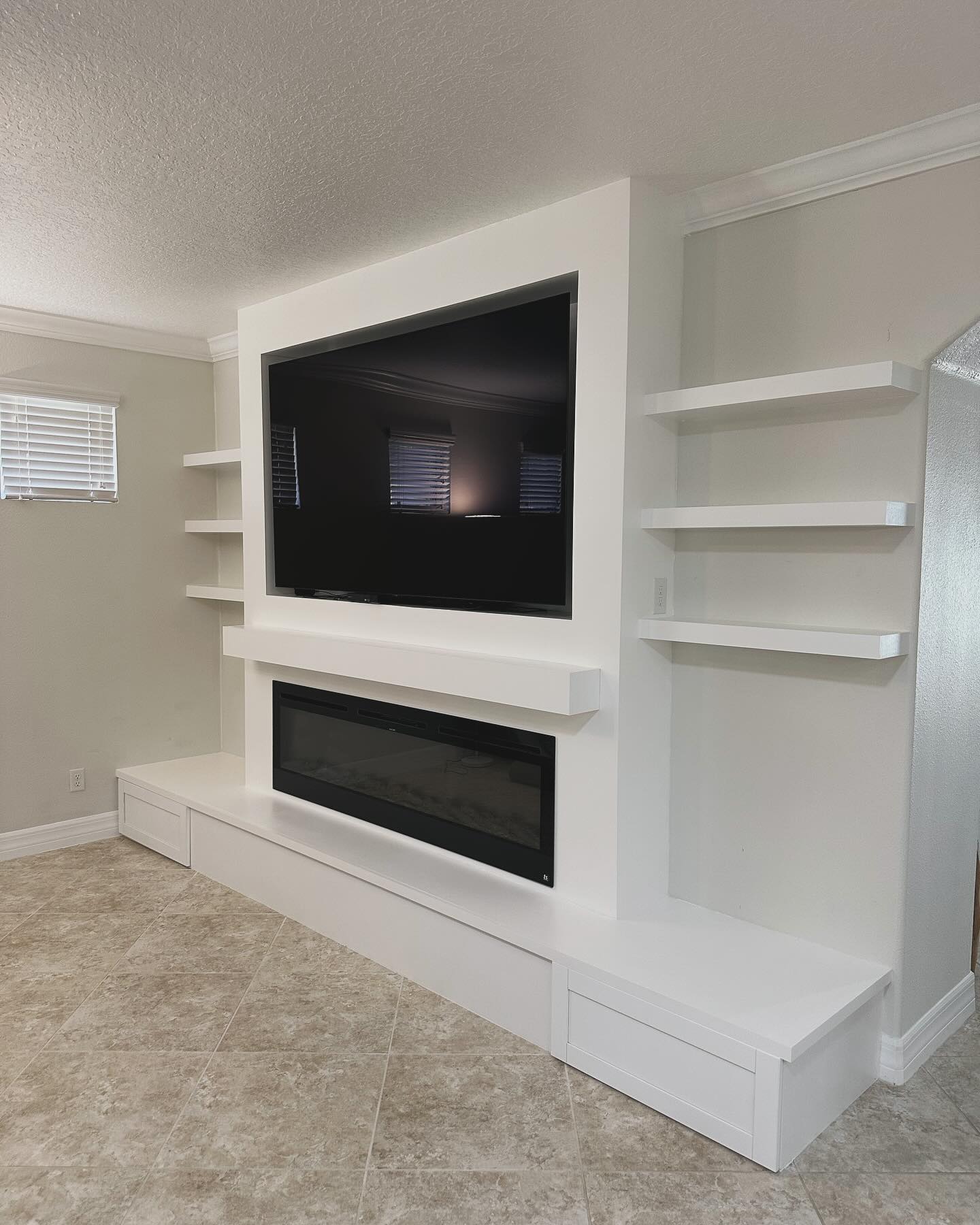 TV Entertainment Centers project by AVP Construction JAX