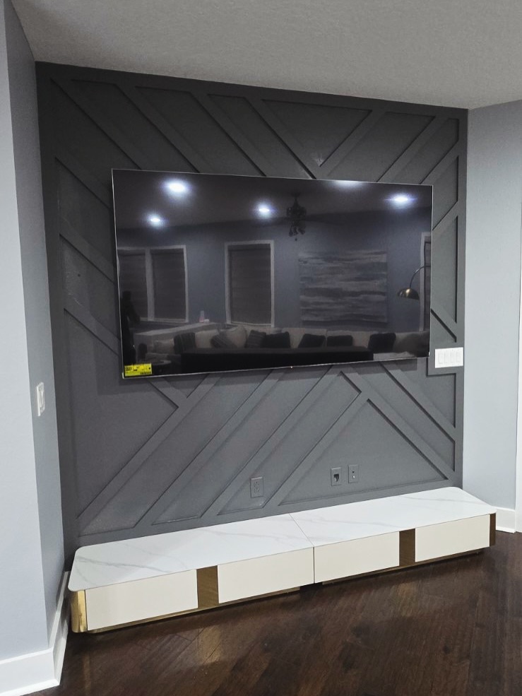 TV Entertainment Centers project by AVP Construction JAX